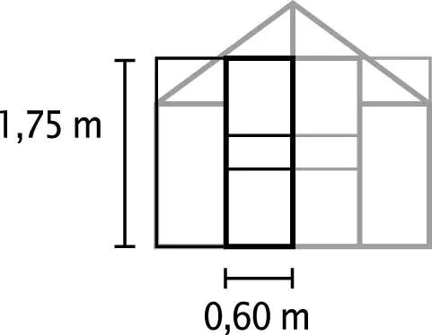 Vitavia Türerweiterung Merkur 60 x 175 cm Hohlkammerplatten Vitavia Türerweiterung Merkur 60 x 175 cm Hohlkammerplatten