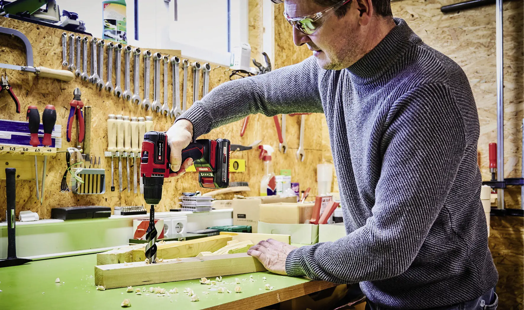 Einhell Akku-Bohrschrauber TE-CD 18/40 Li BL Solo 18 V