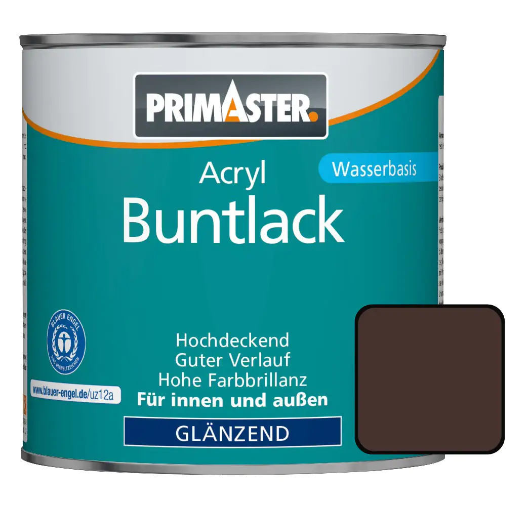 Primaster Acryl Buntlack RAL 8017 750 ml schokobraun glänzend Primaster Acryl Buntlack RAL 8017 750 ml schokobraun glänzend
