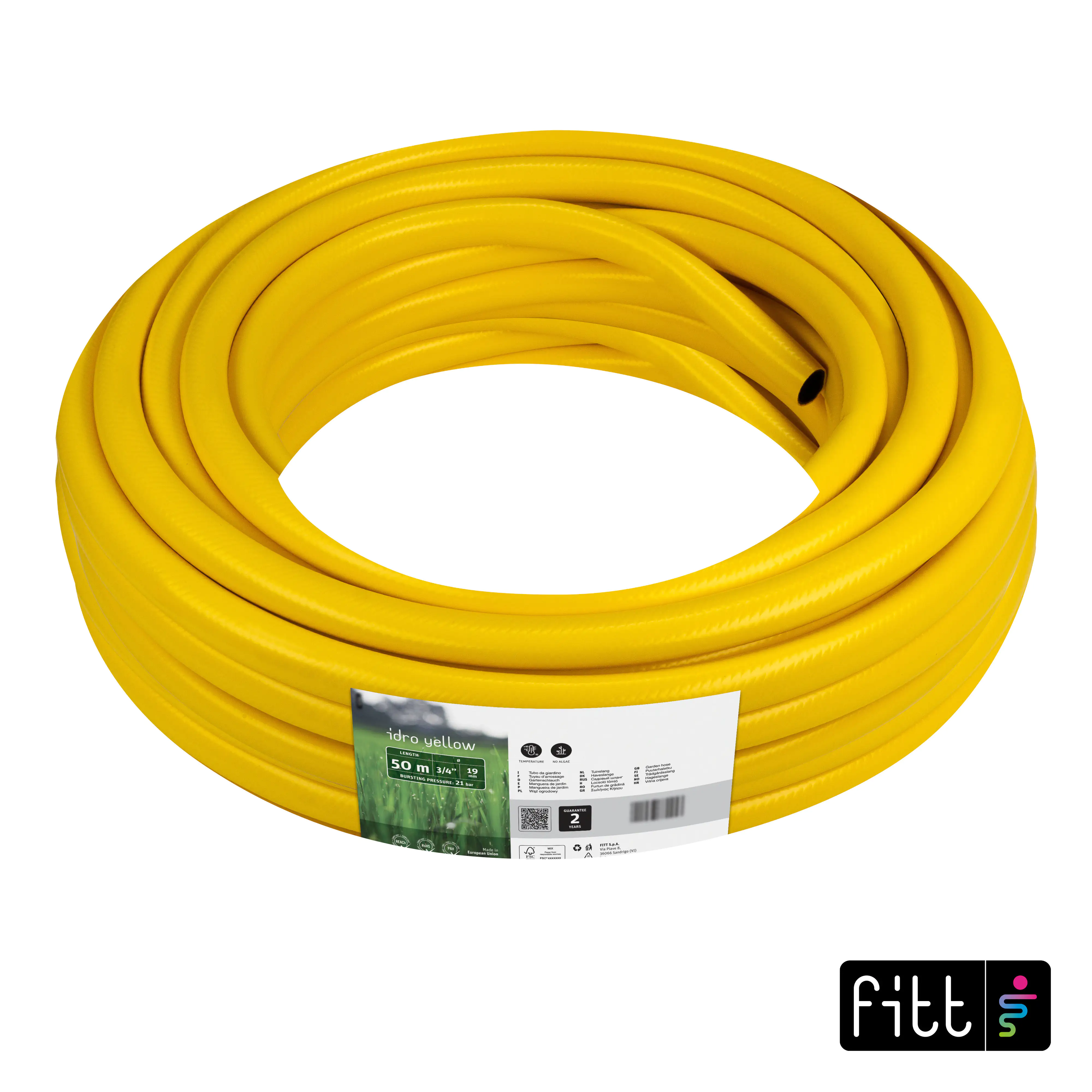 Fitt Gartenschlauch Idro Yellow 3/4" 50 m  Fitt Gartenschlauch Idro Yellow 3/4" 50 m