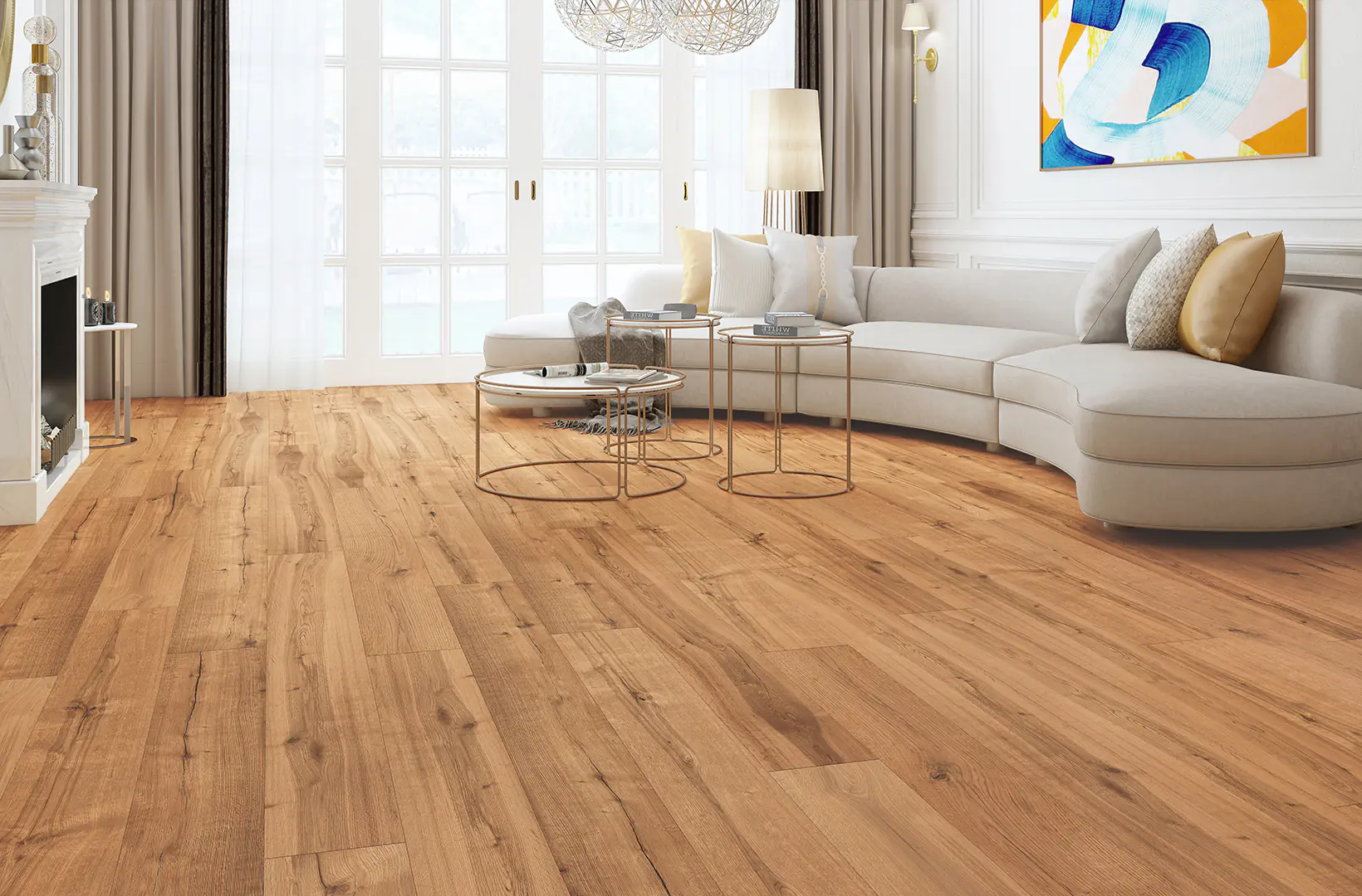 Classen Designboden mit Trittschalldämmung Mondeiche