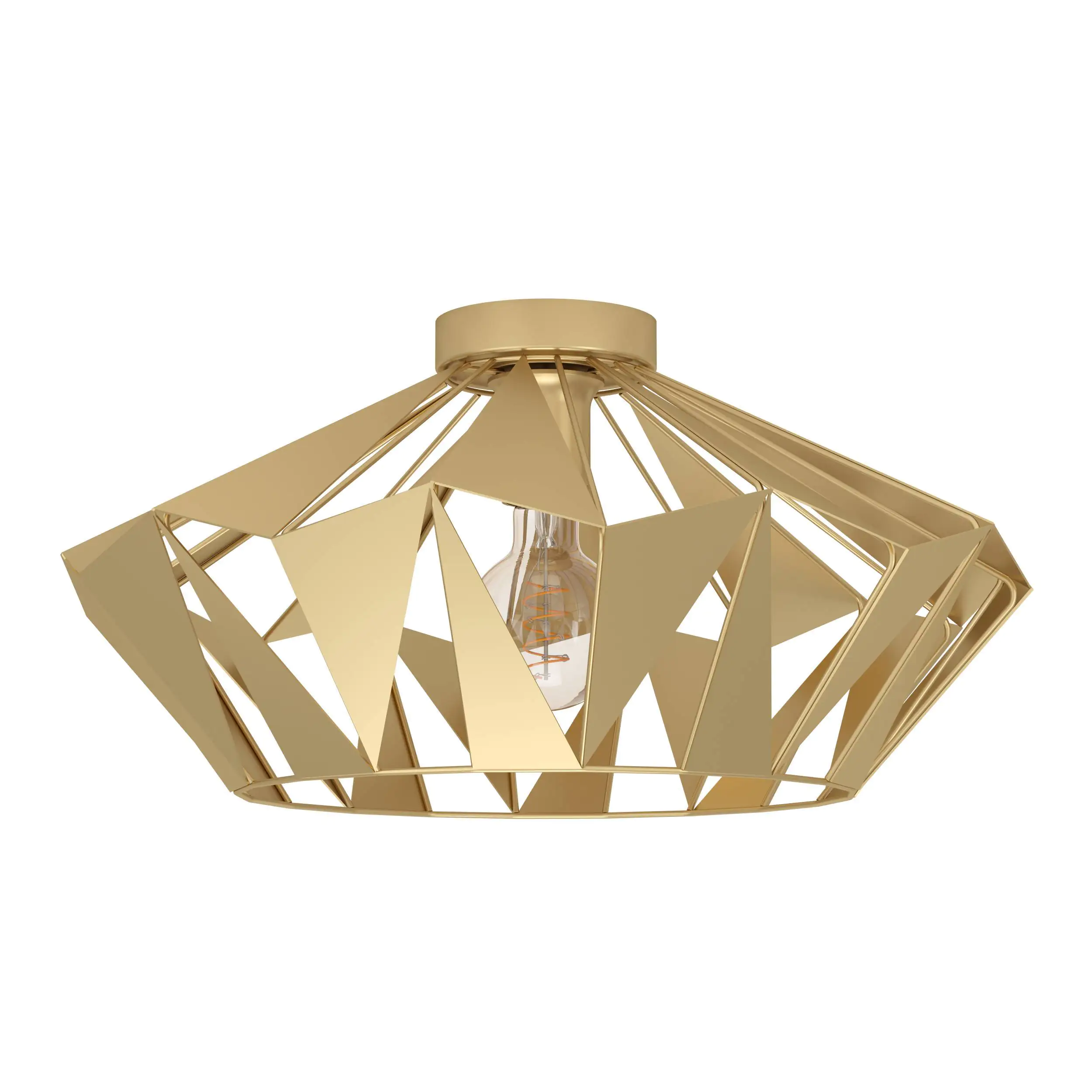 Eglo Deckenleuchte Carlton gold Ø 47 cm E27 Eglo Deckenleuchte Carlton gold Ø 47 cm E27
