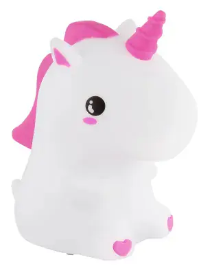 Globo Akku Tischleuchte Unicorn 1.5W RGBW weiß Kunststoff