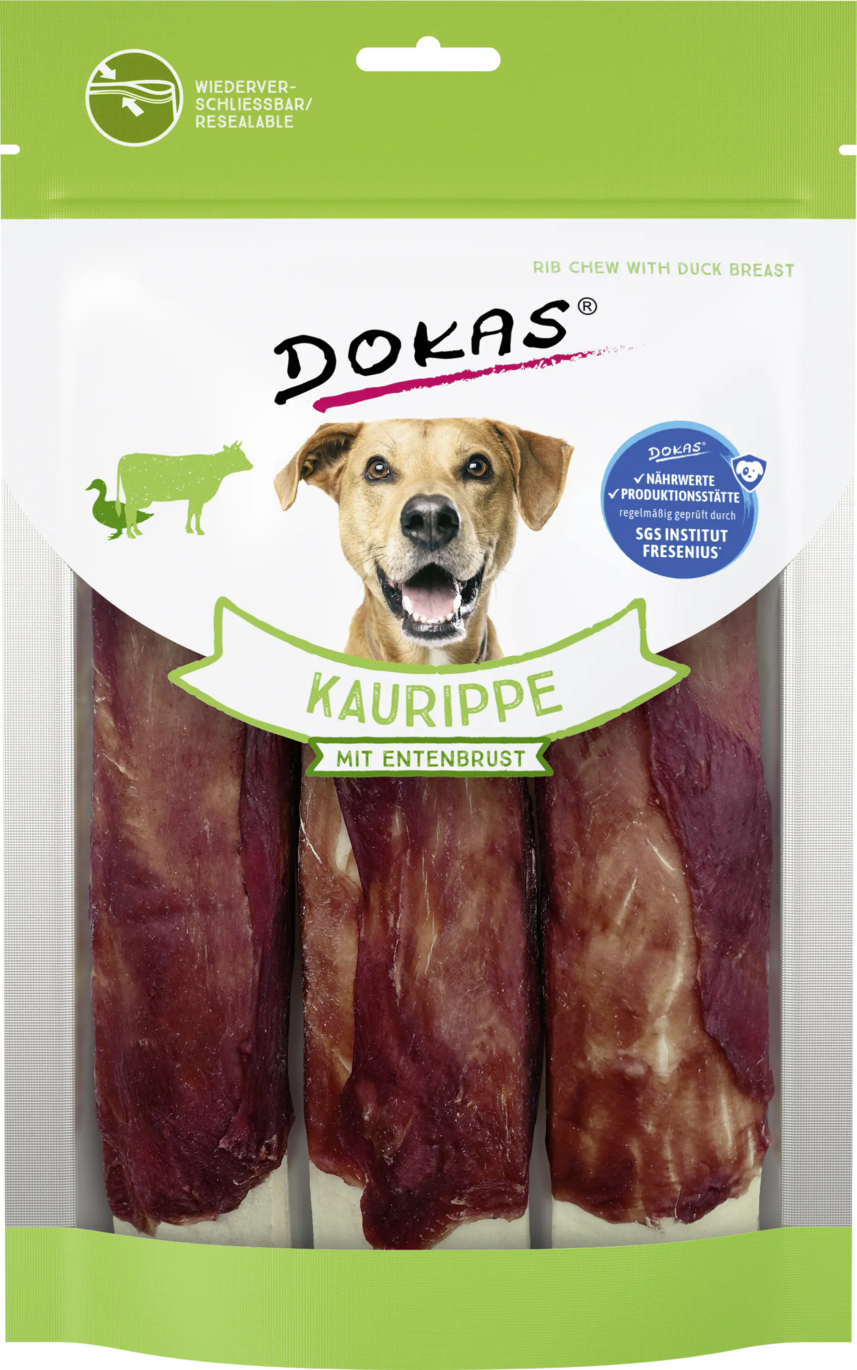 Dokas Kaurippe mit Entenbrust 210 g, 3 Stück