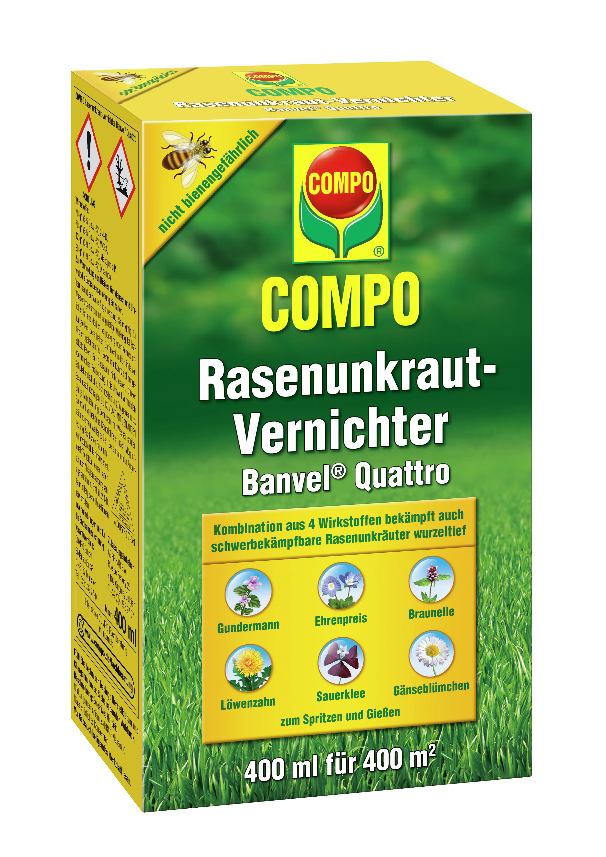 Compo Rasenunkrautvernichter Banvel Quattro 400 ml