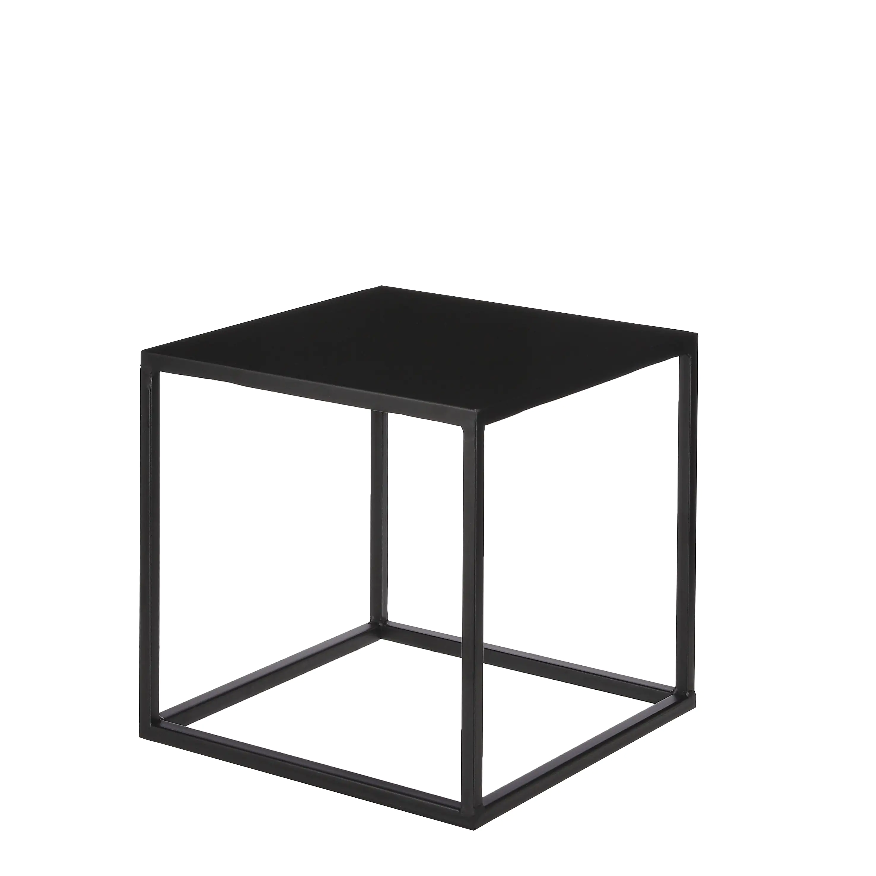 8718861773798 Mica Beistelltisch Goa schwarz, 30 x 30 x 29 cm