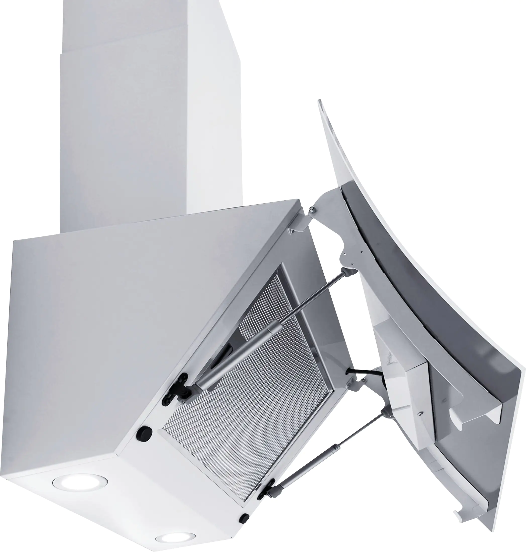 respekta konkave Schräghaube 60 cm weiß CH55060WA++ EEK: A++ 60 cm