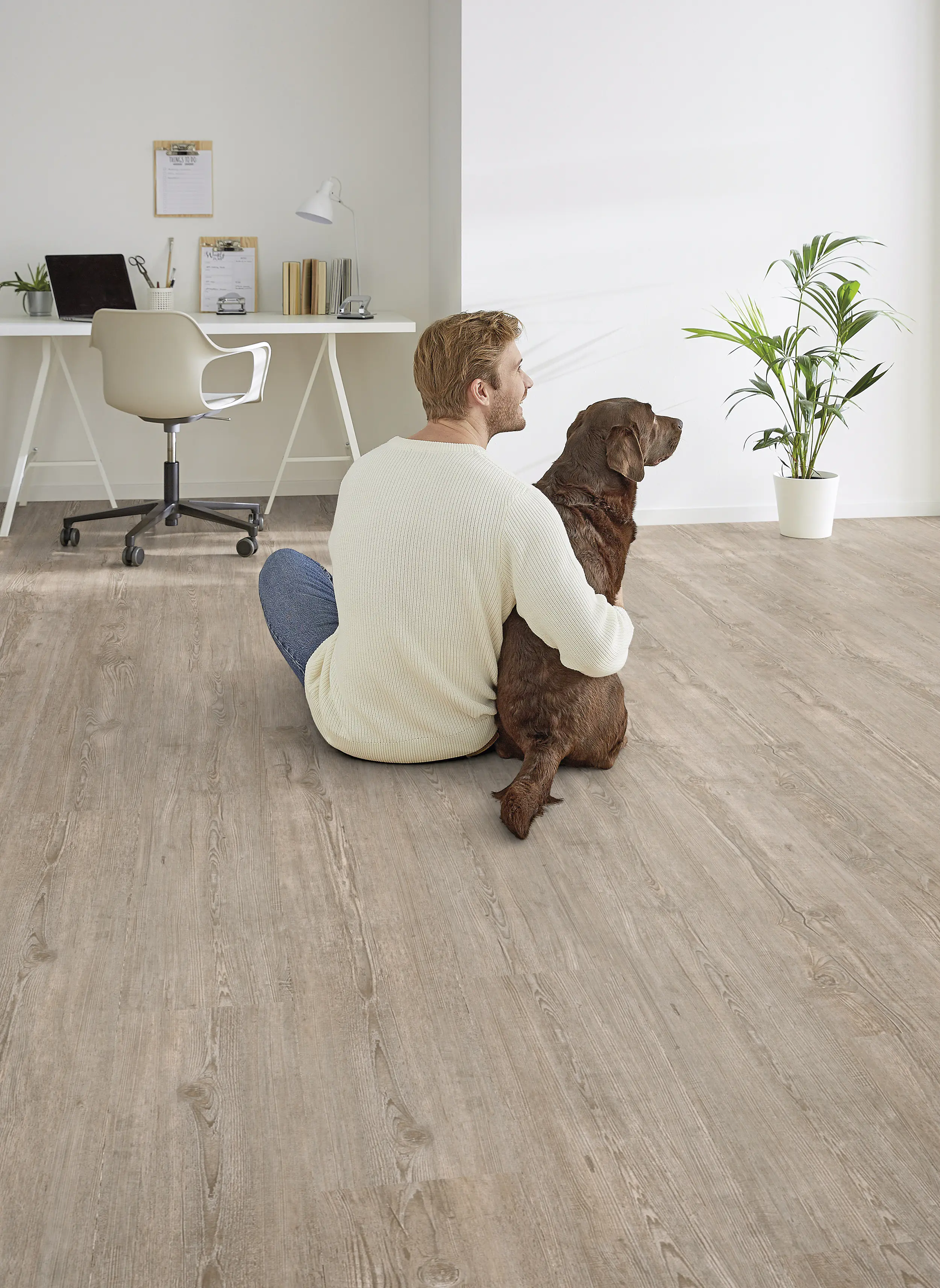 Decolife Vinylboden mit Trittschalldämmung Freestyle Acces Winter Pine