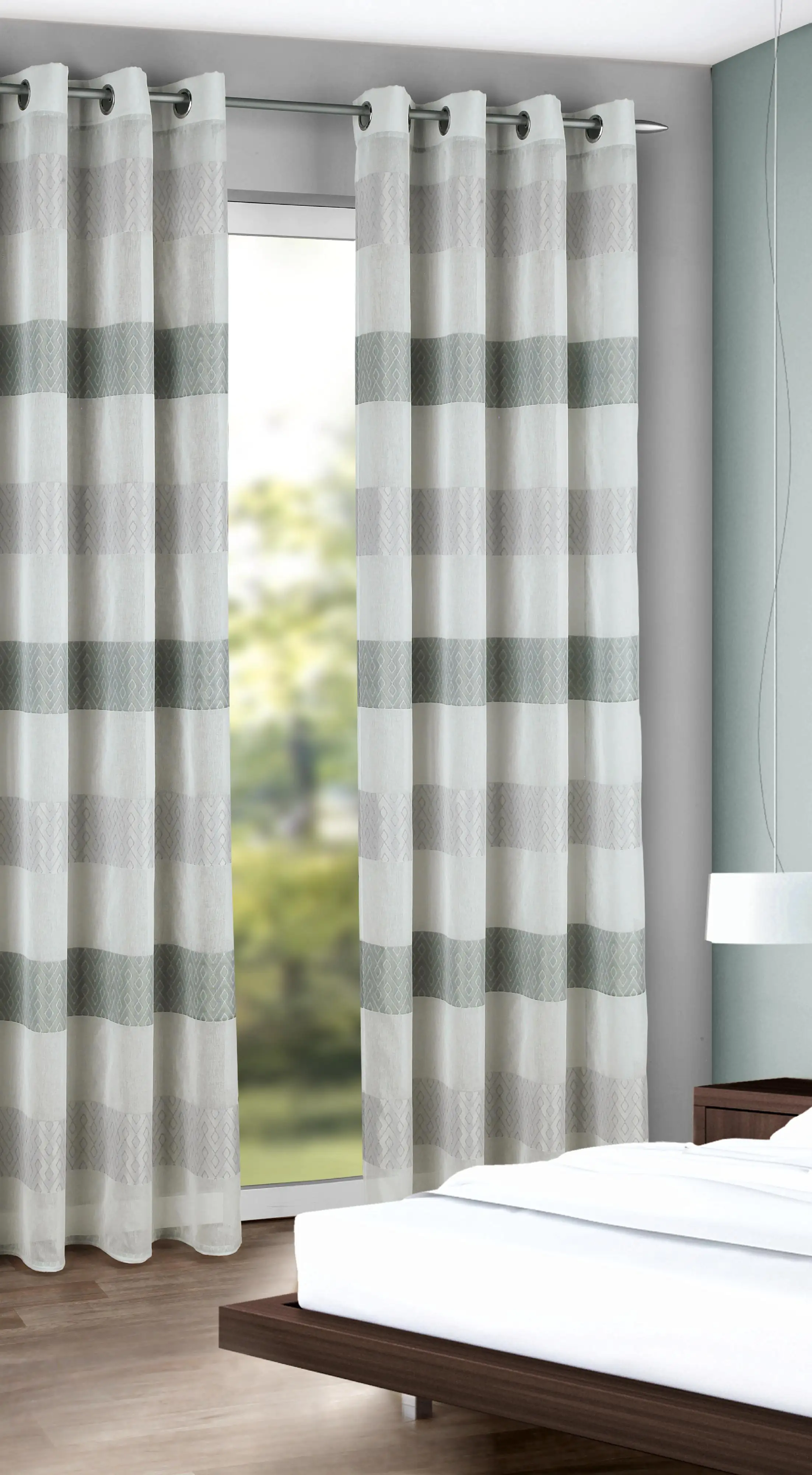 Neusser Collection Ösenschal Jessika grau, 135 x 245 cm