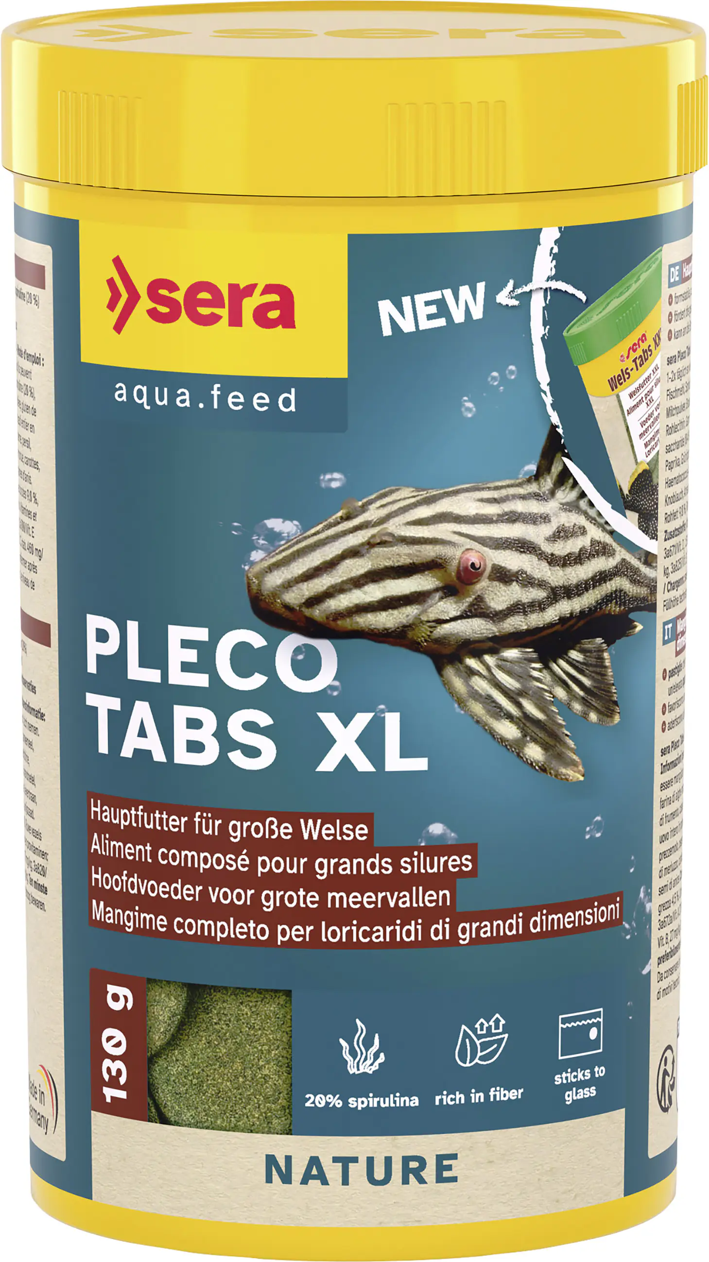Sera Fischfutter Pleco Tabs XL 250 ml Sera Fischfutter Pleco Tabs XL 250 ml