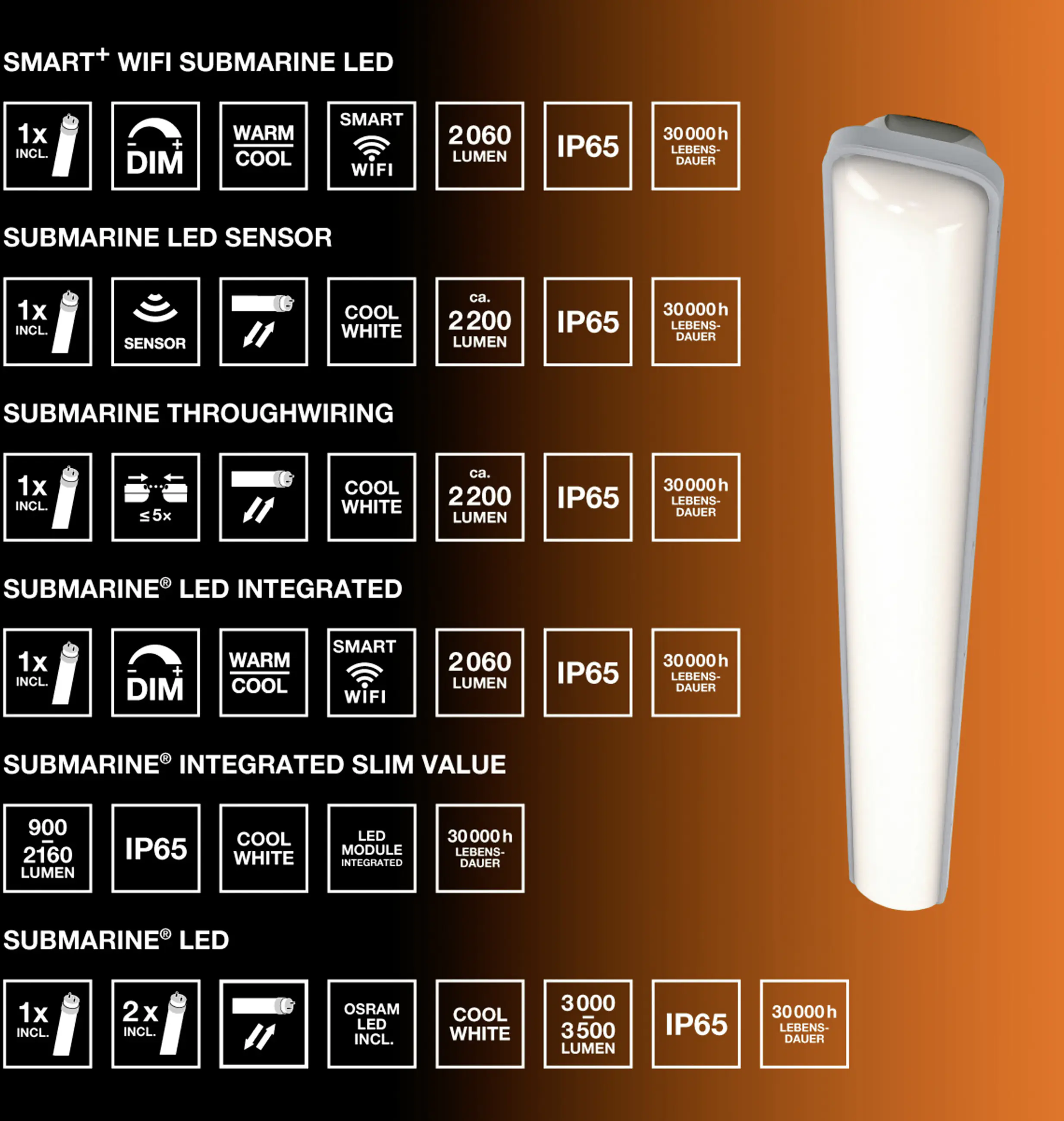 Ledvance LED Feuchtraumleuchte Dampproof Essential 150 cm G13 2x19 W neutralweiß Ledvance LED Feuchtraumleuchte Dampproof Essential 150 cm G13 2x19 W neutralweiß
