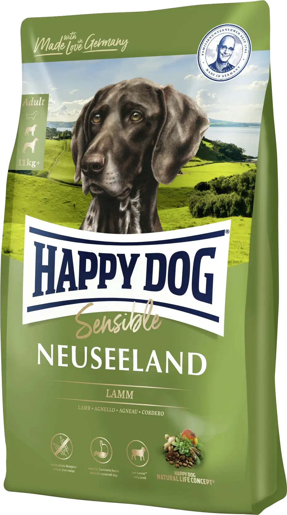 HappyDog Hundefutter Supreme Neuseeland 1 kg