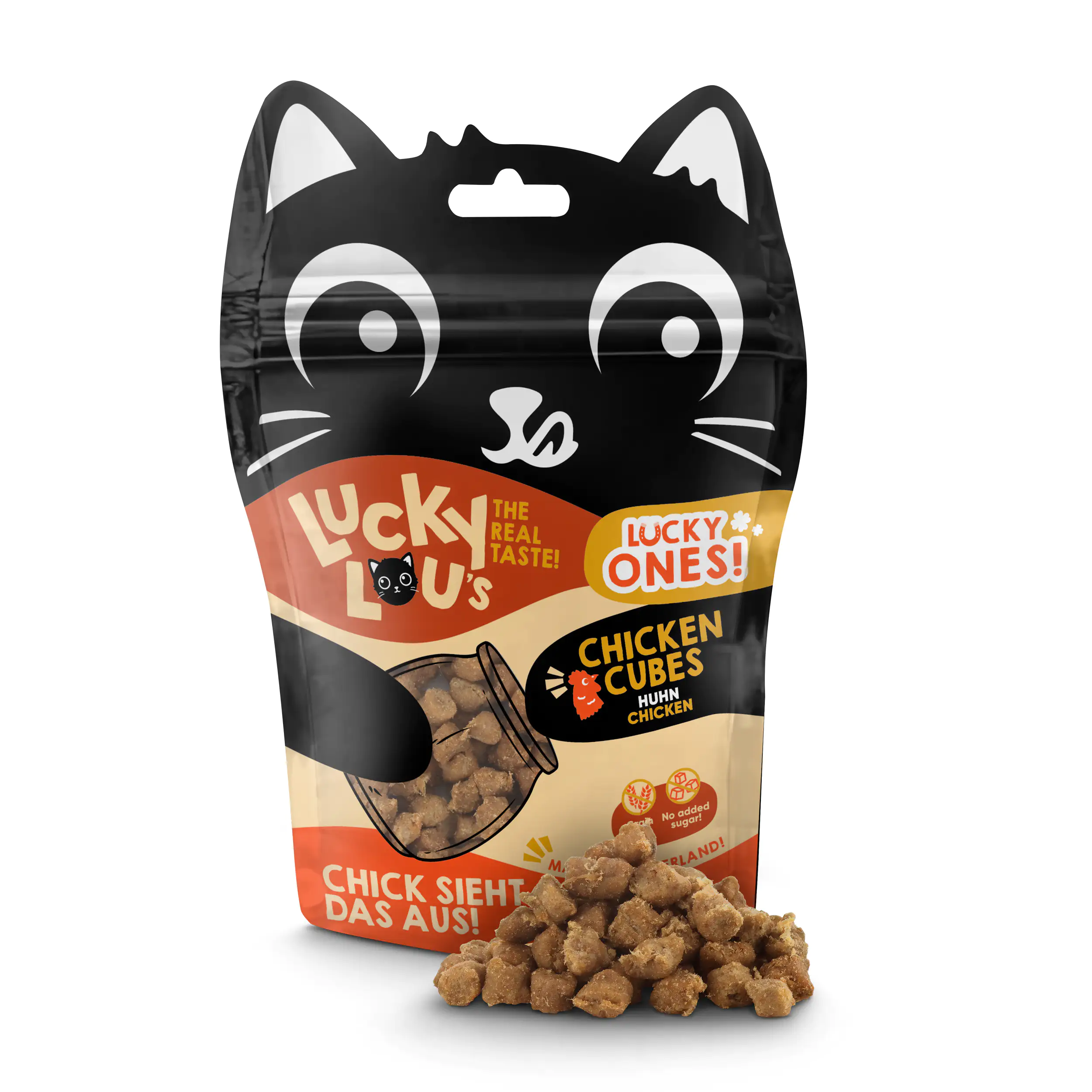 Lucky Lou Katzensnack Lucky Ones Cubes Huhn 80 g Lucky Lou Katzensnack Lucky Ones Cubes Huhn 80 g