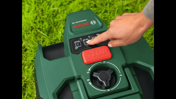 Bosch Mähroboter VISIMOW 18V-100 inkl. Akku und Ladegerät