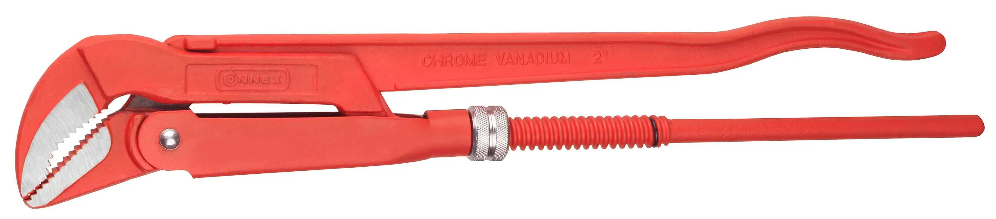 Eckrohrzange 2" 45° Chrom-Vanadium-Stahl