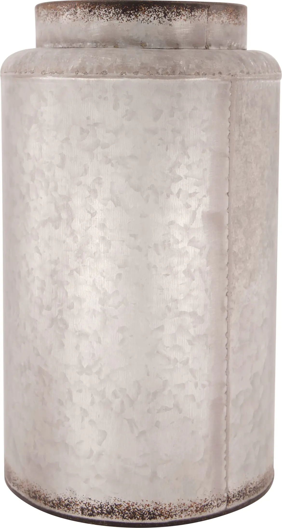 Dijk Metallvase hellgrau Ø 19,7 x 33,3 cm