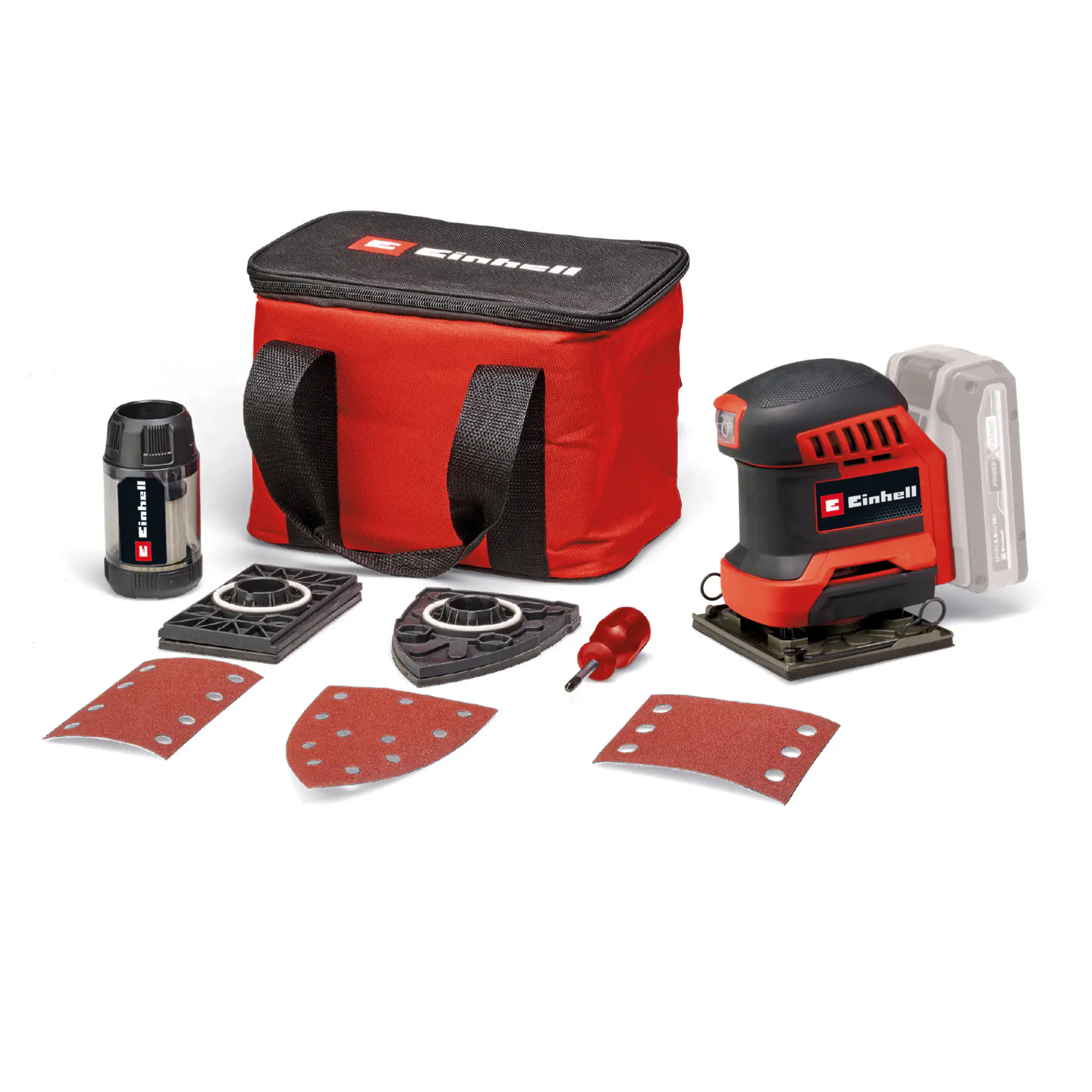 Einhell Expert Akku-Faustschleifer TE-OS 18/113 3X  Li Solo Einhell Expert Akku-Faustschleifer TE-OS 18/113 3X  Li Solo