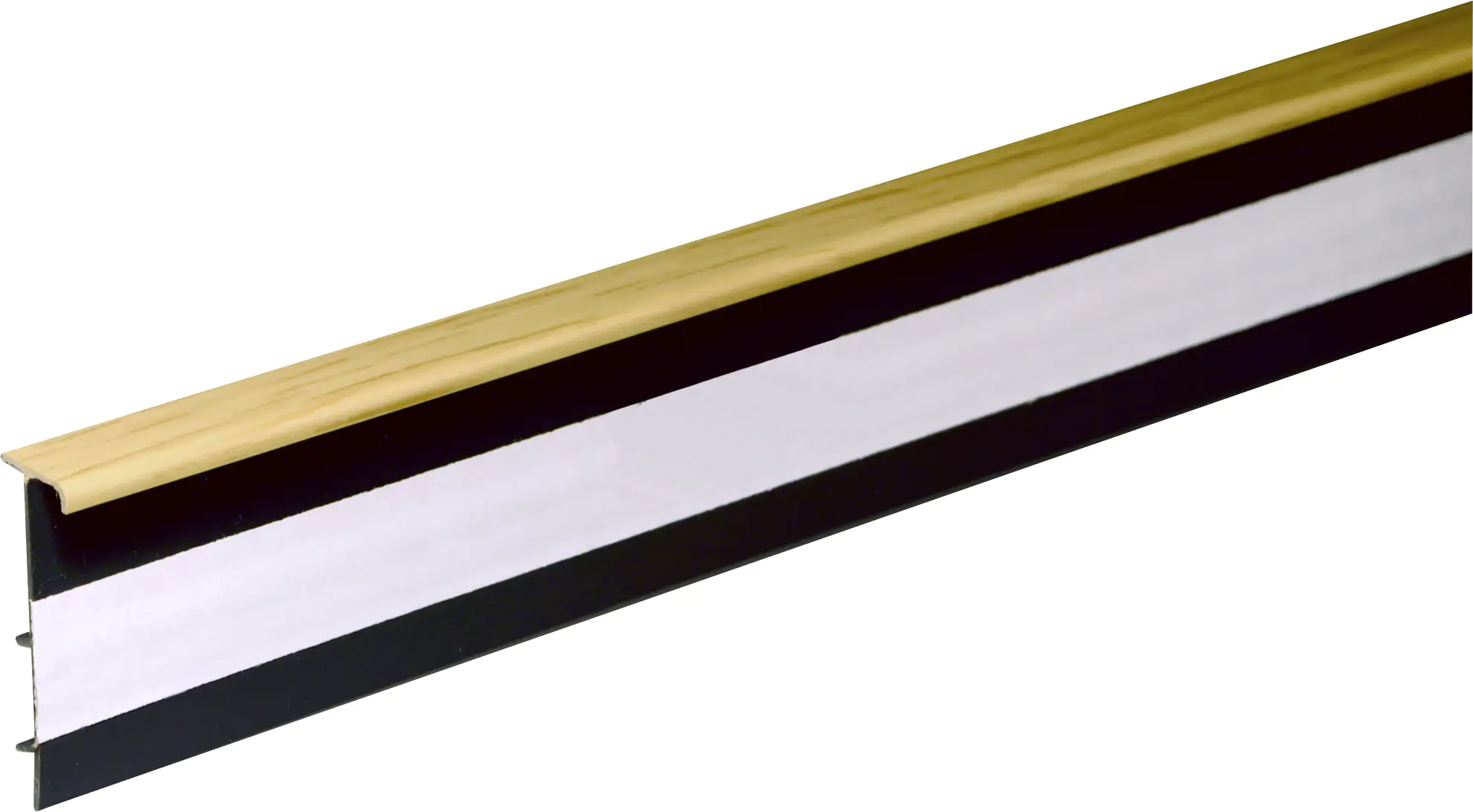 FN Neuhofer Teppicheinschubleiste 250 cm 51 x 14 mm Eiche bedruckt