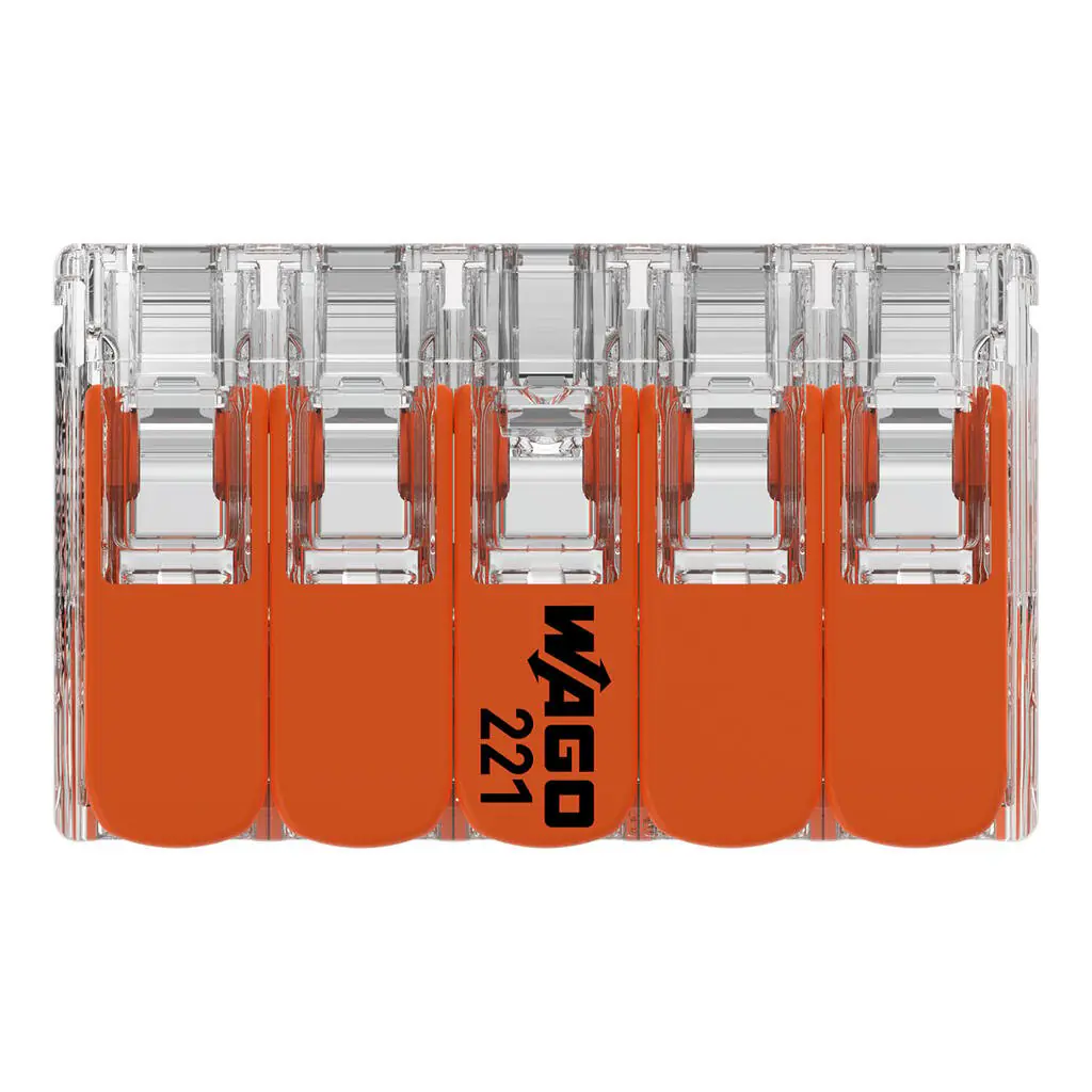 Wago Compact Hebelklemme 10 Leiter 0,14 - 4 mm² - 5 Stück