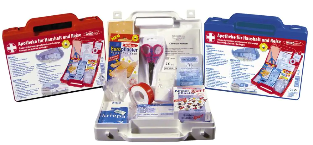 Wundmed Apotheke für Haushalt und Reise 40-teilig