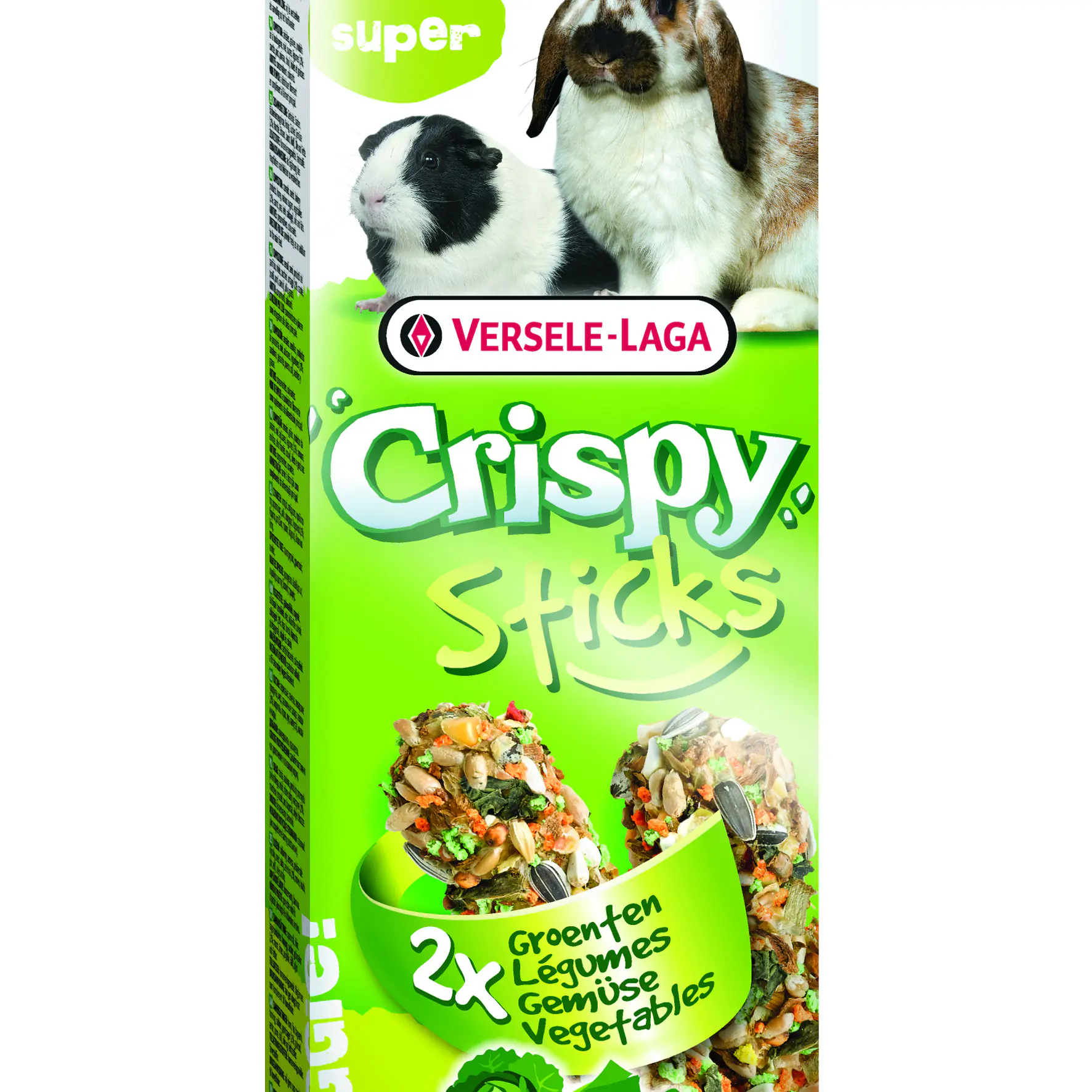 Crispy Sticks Kaninchen-Meerschweinchen Gemüse 2 Stück 110 g