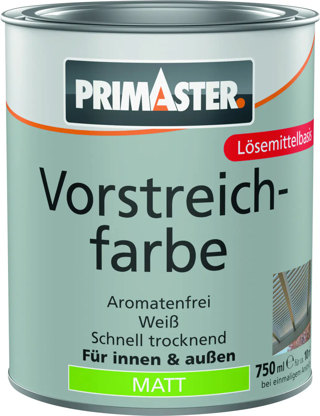 Primaster Vorstreichfarbe 750 ml weiß matt Primaster Vorstreichfarbe 750 ml weiß matt