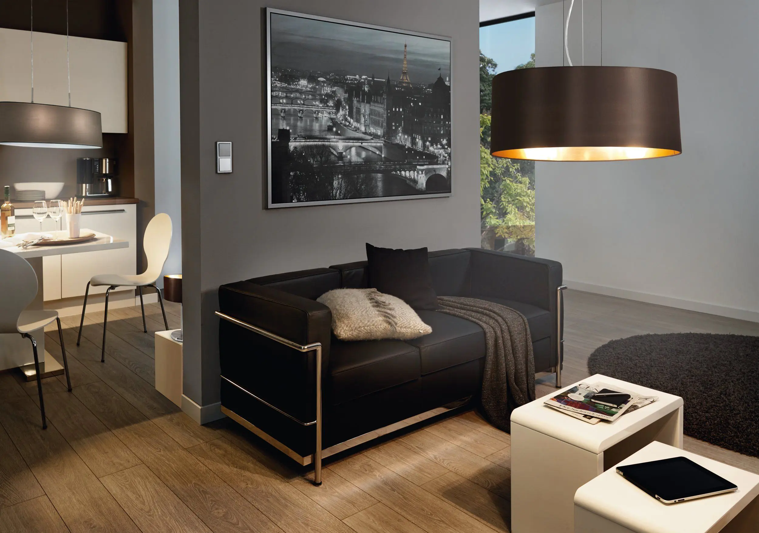 Eglo Pendelleuchte Maserlo schwarz-gold Ø 53 cm E27, max. 60 W Eglo Pendelleuchte Maserlo schwarz-gold Ø 53 cm E27, max. 60 W