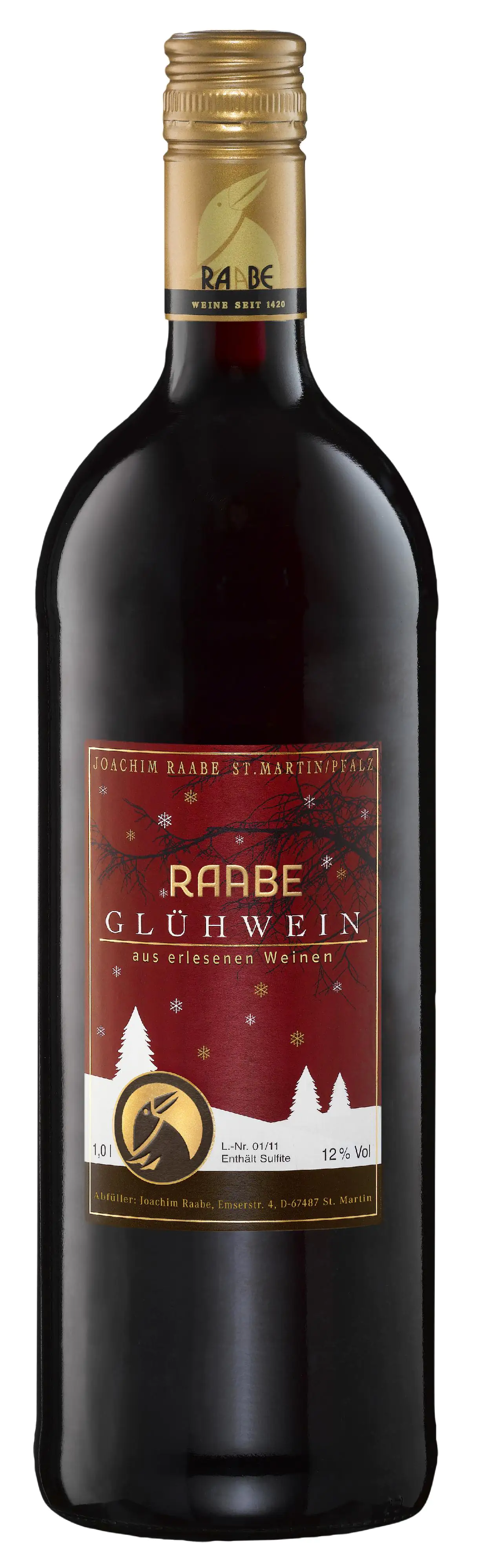 Raabe Glühwein rot 1 L Raabe Glühwein rot 1 L