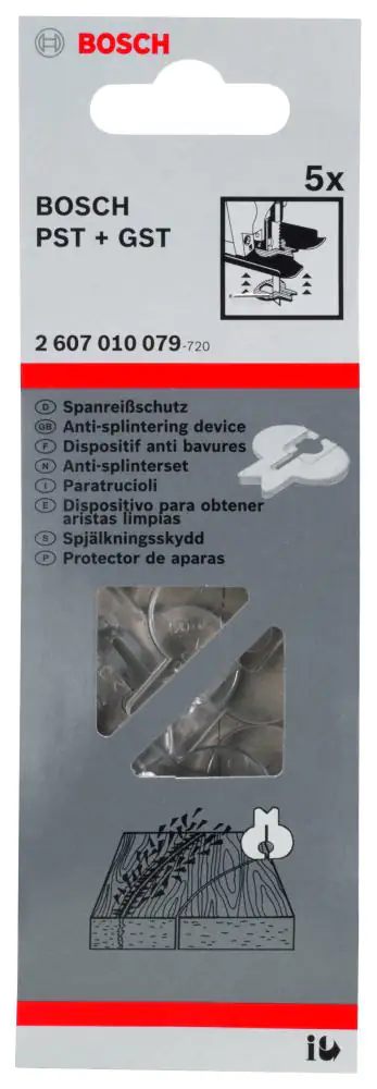 Bosch Spannreißschutz für Stichsäge PST & GST 5-teilig Bosch Spannreißschutz für Stichsäge PST & GST 5-teilig