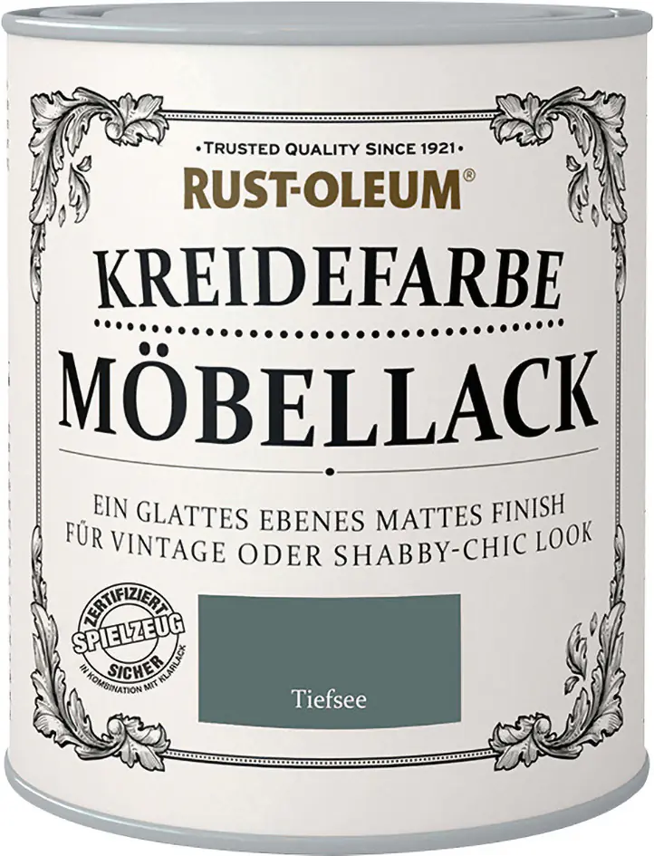 Rust-Oleum Kreidefarbe Möbellack 125 ml tiefsee