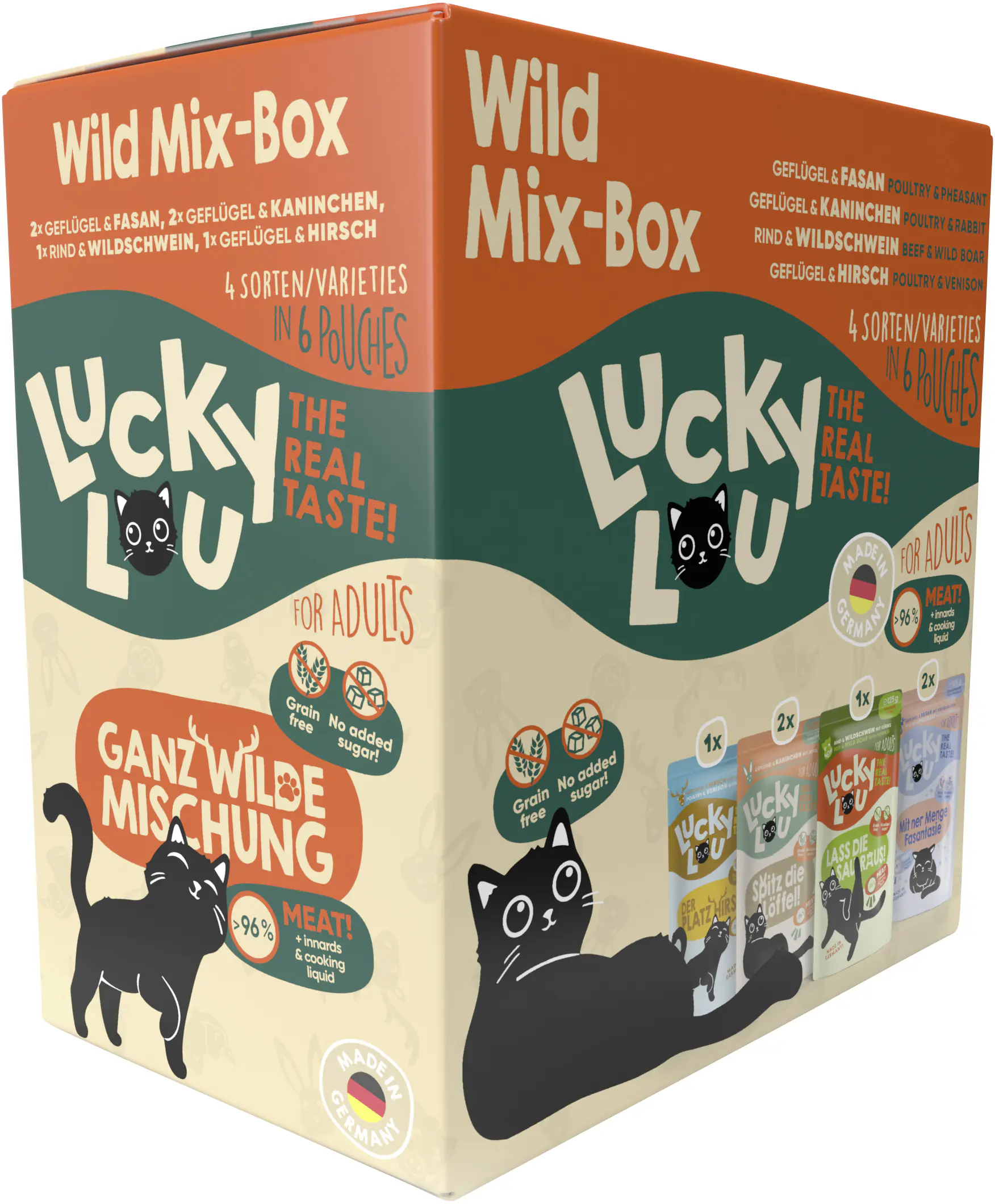 Lucky Lou Lifestage Adult Wild-Mix 6x125g