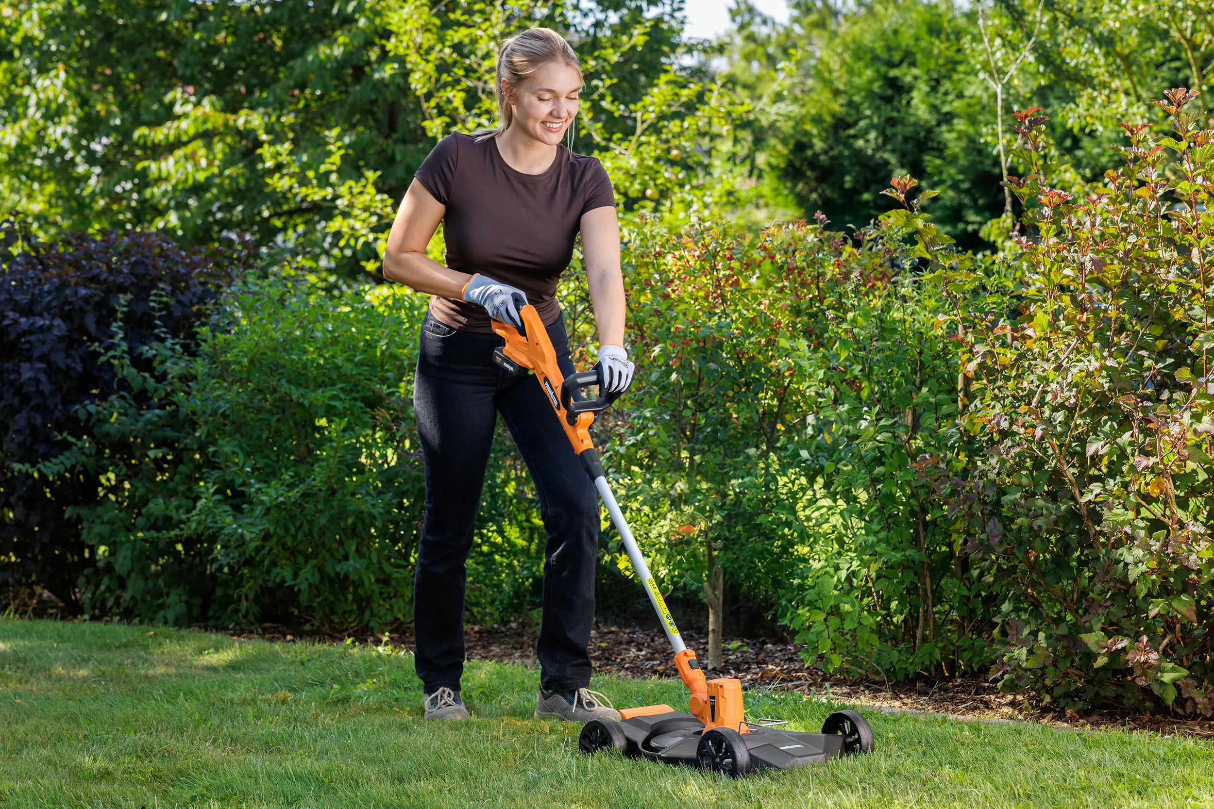 Primaster Akku Rasentrimmer mit Trimmercart PATF 20 V ohne Akku und Ladegerät