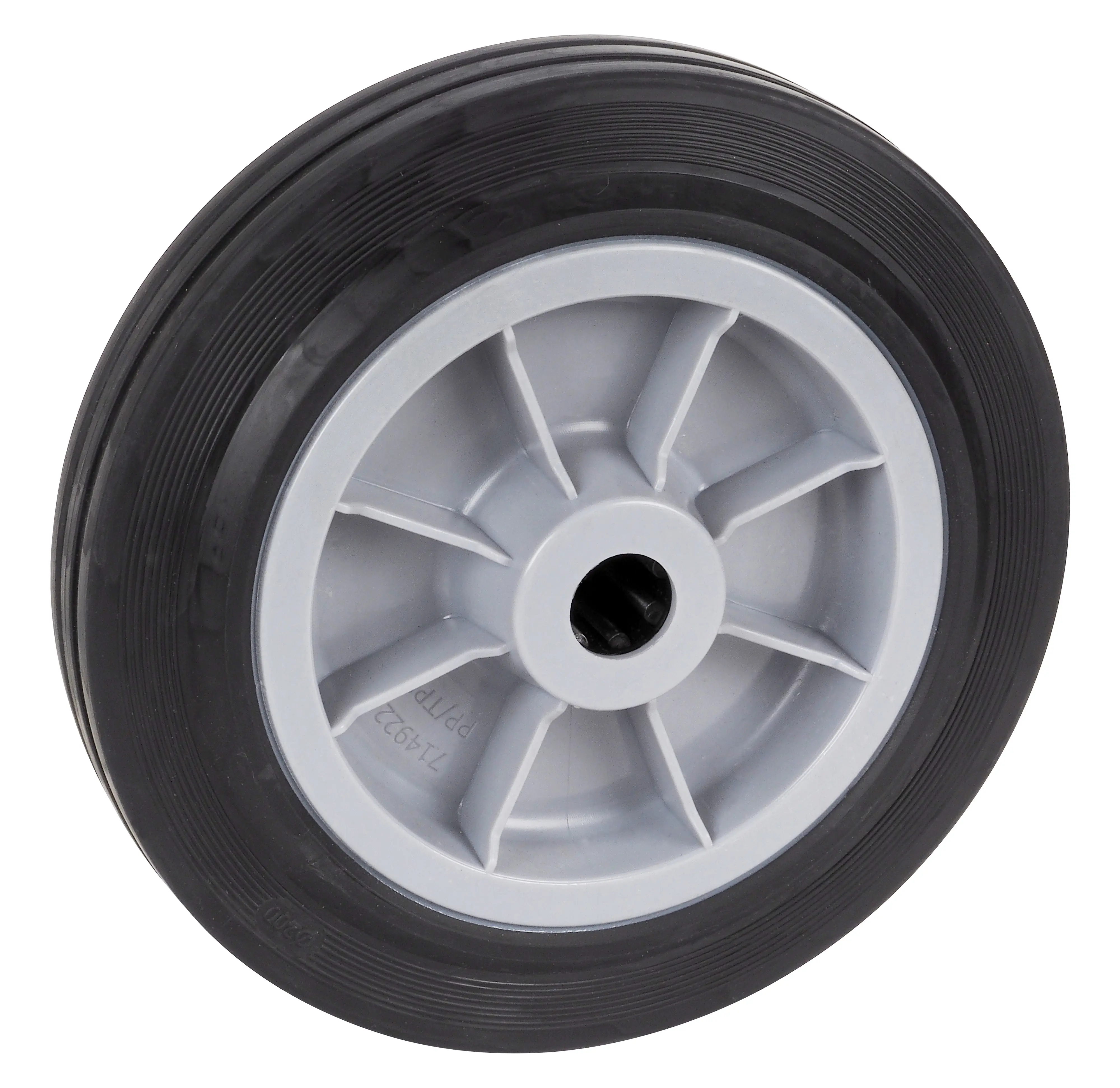 Transportgeräterollen-Rad 200 x 46,5 mm Tragkr. 210 kg