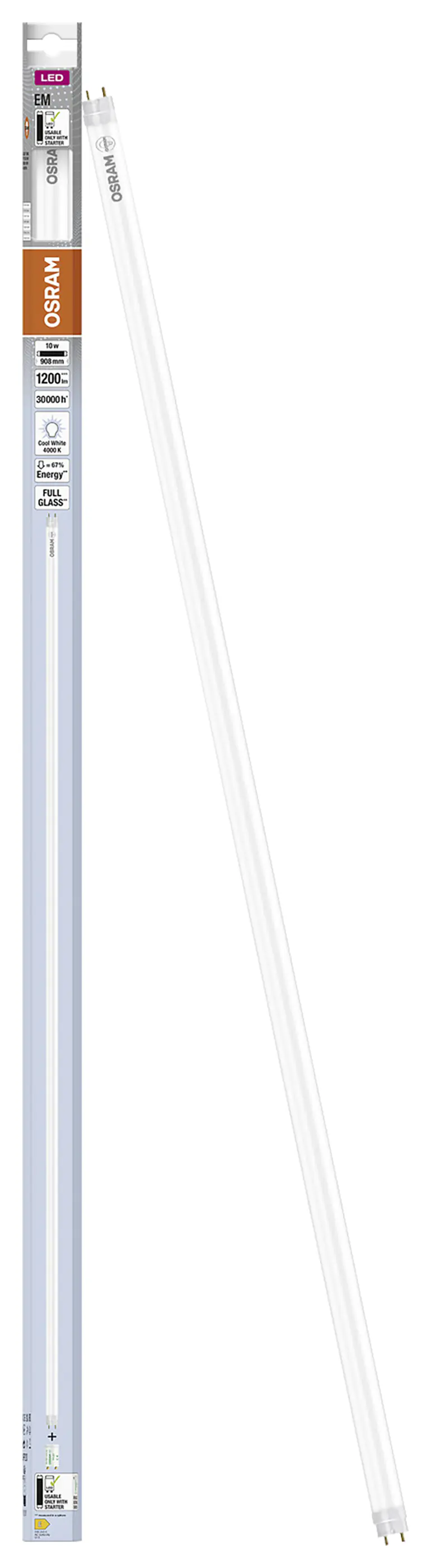 Osram LED Röhre T8 90 cm G13 10 W neutralweiß