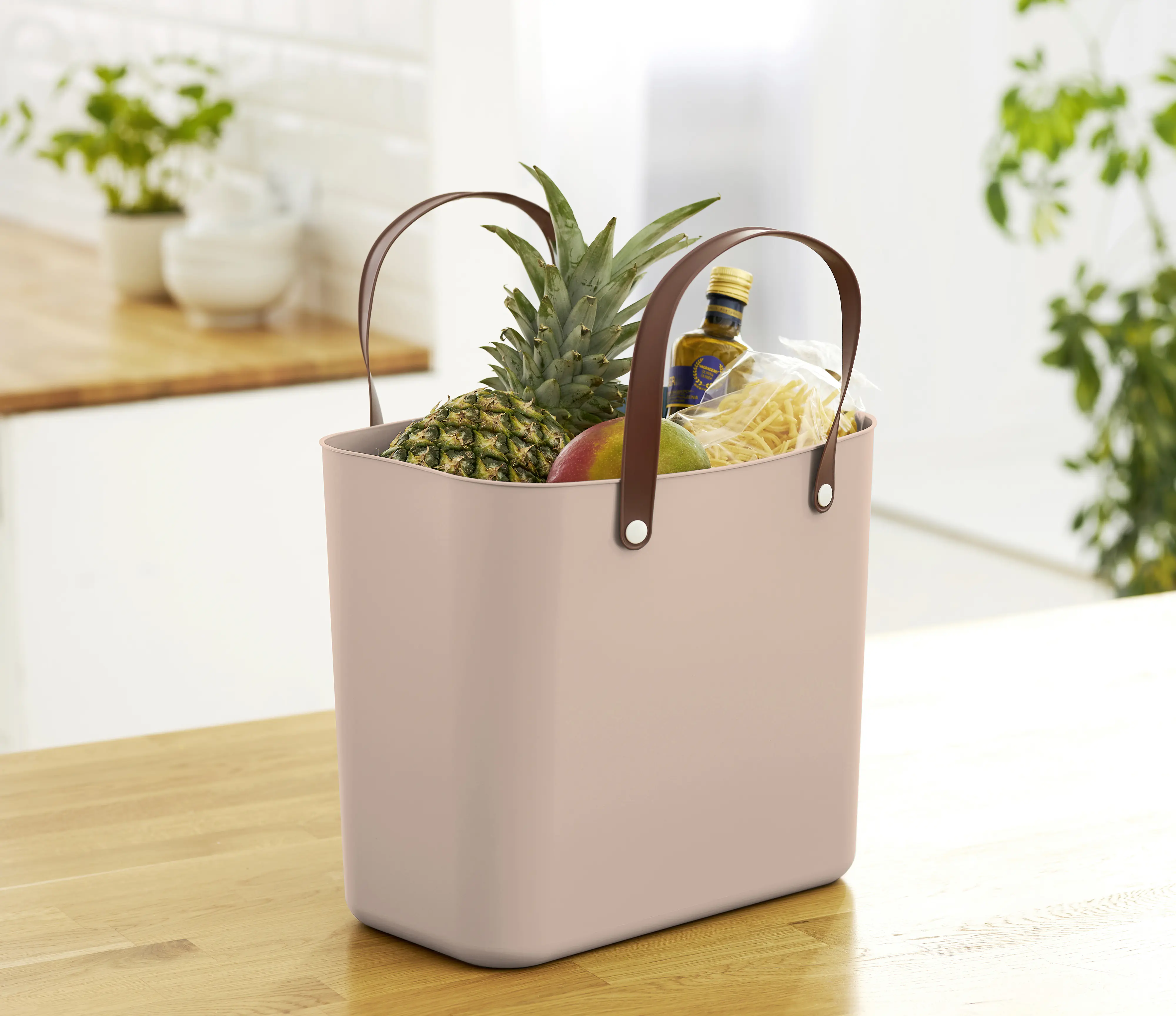 Rotho Einkaufskorb 25 L Albula meadow rose