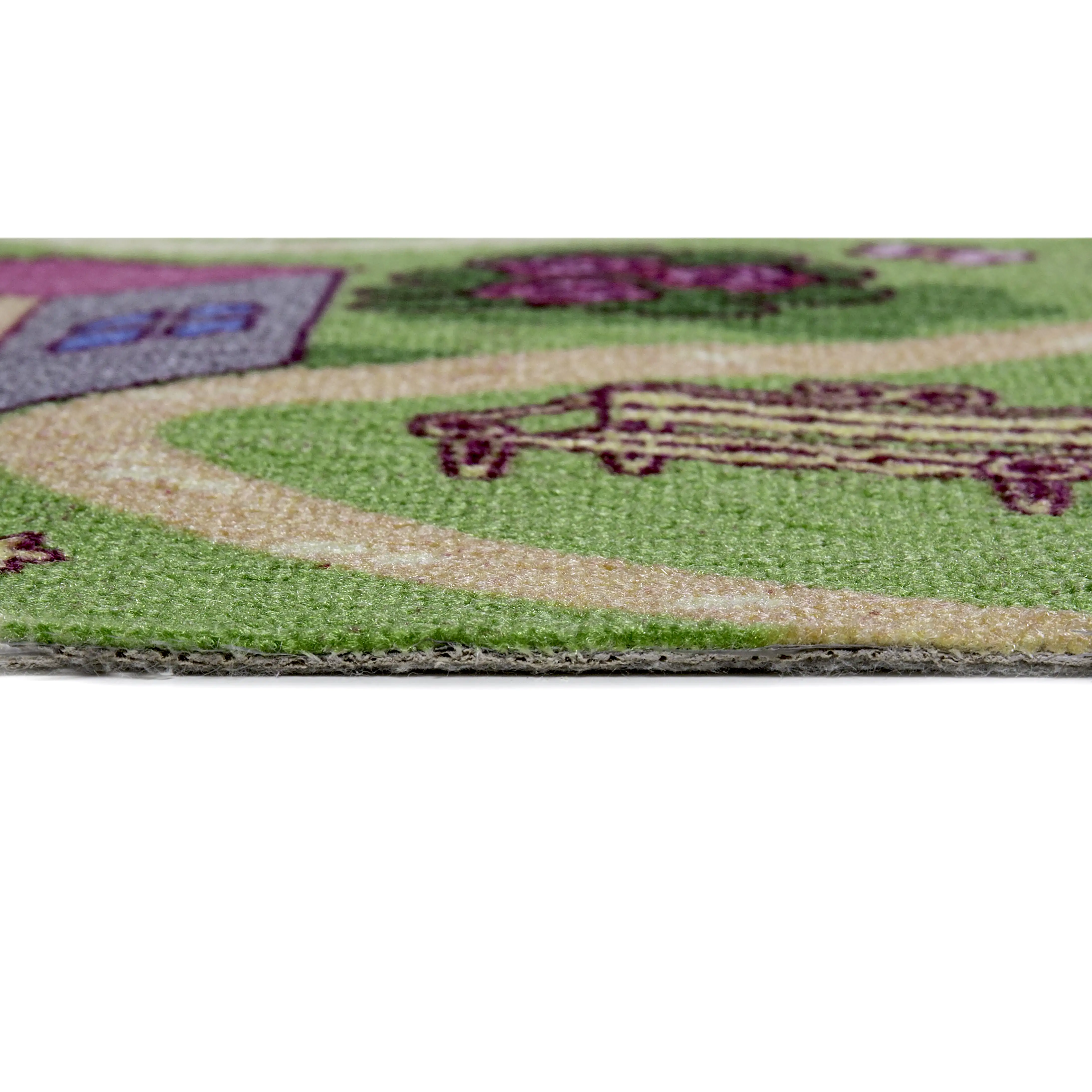 Andiamo Kinderteppich Straßenteppich Sweet Town nach Maß pink 4 m breit