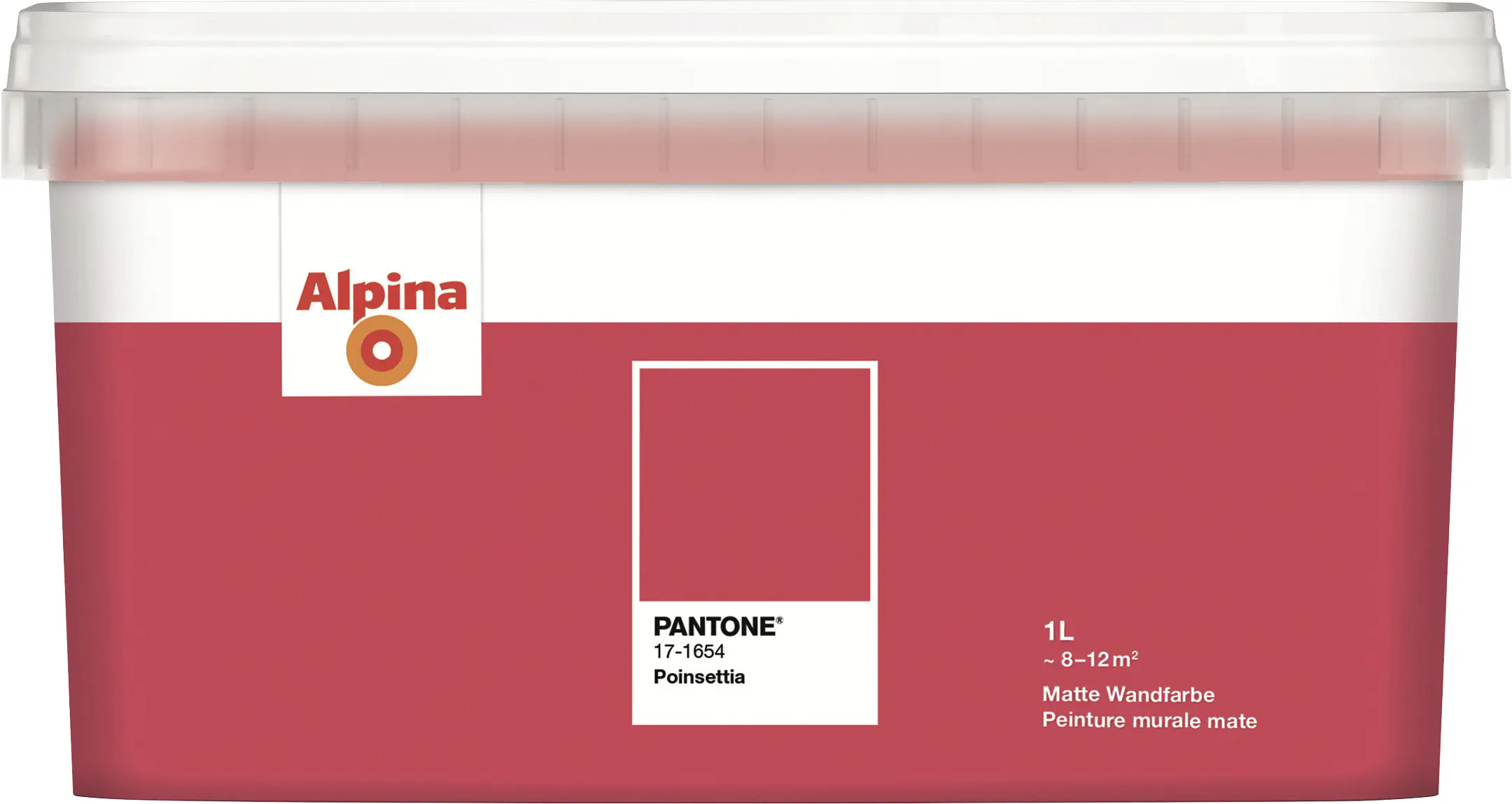 Alpina Wandfarbe Pantone matt poinsettia 1 L