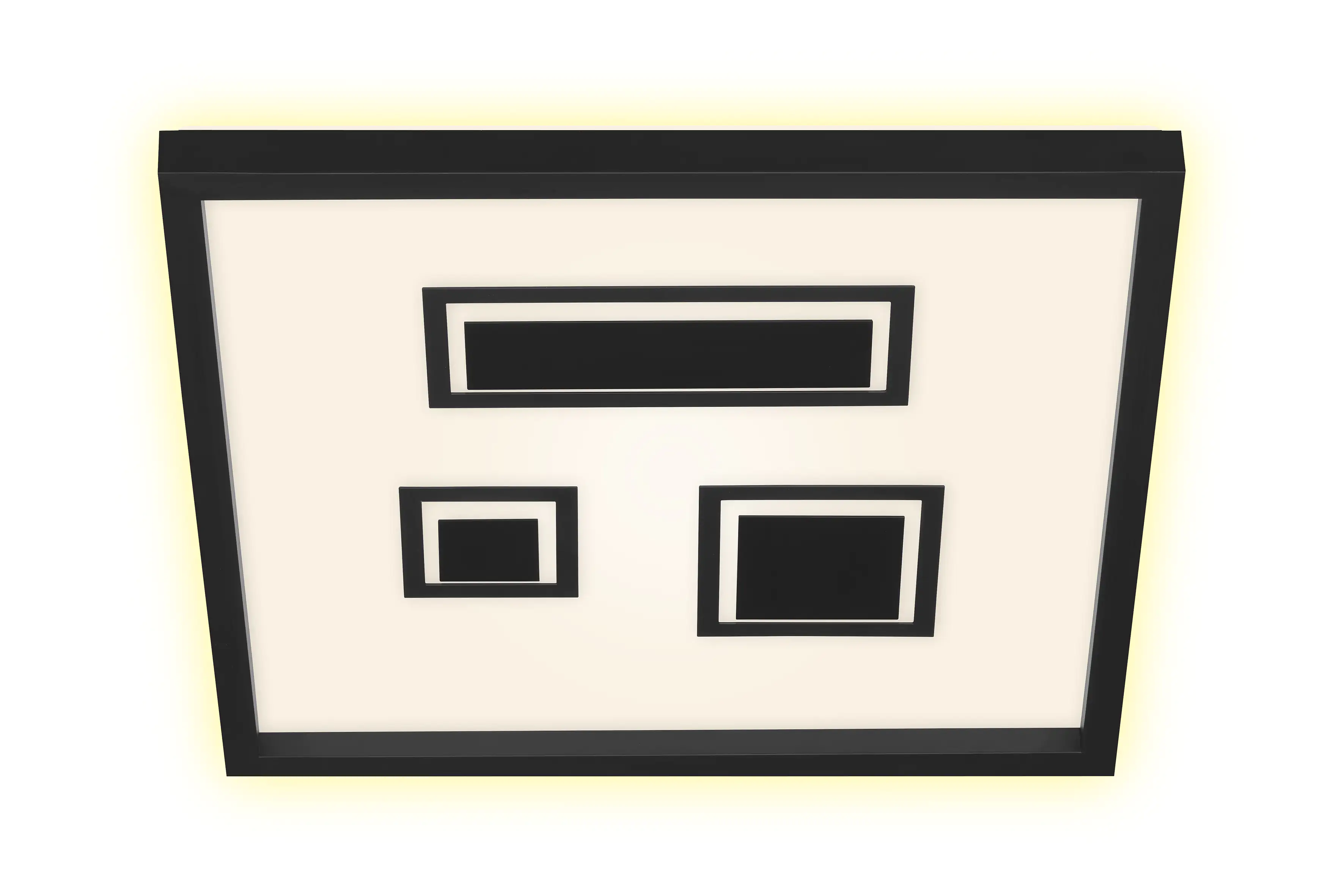 Briloner LED Panel Pac schwarz-weiß 42,3 x 42,3 cm mit Backlight warmweiß