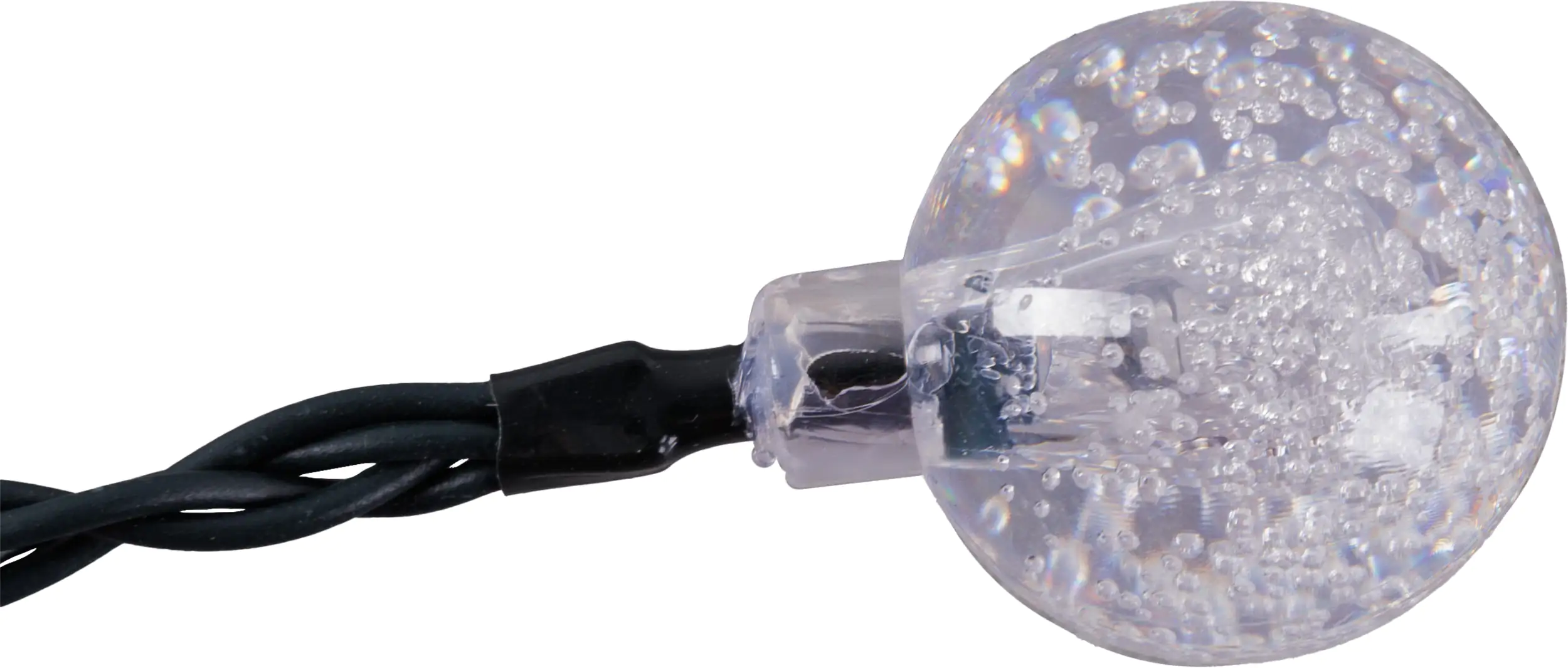 4333692089296_01 TrendLine LED-Lichterkette Kugeln Außen 2,7 m warmweiß mit Timer