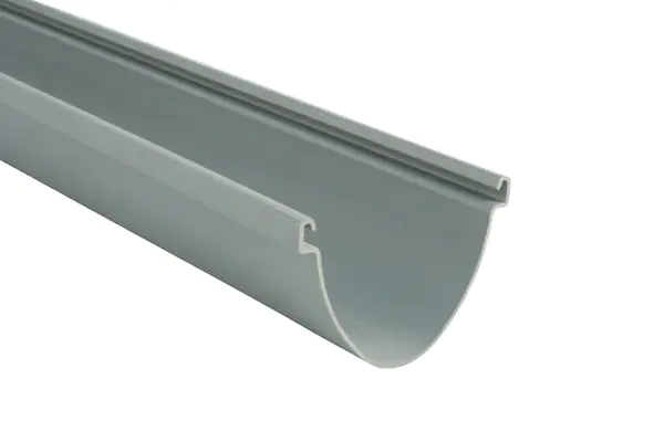 Marley Dachrinne Duplex NW 80 mm, 2 m, oval, grau