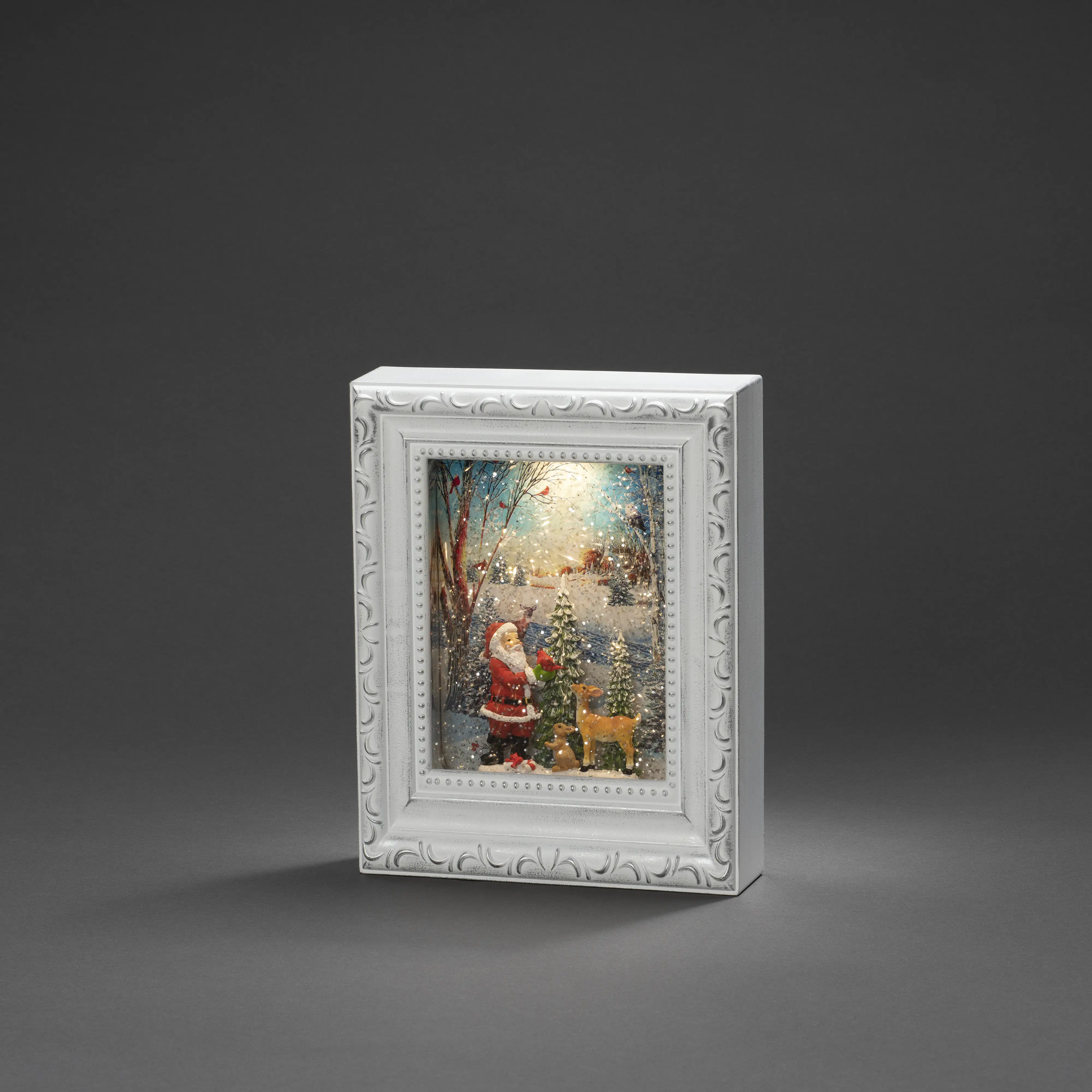 Konstsmide LED Wasserlaterne Bilderrahmen Weihnachten 7,5cm x 5cm x 22 cm 