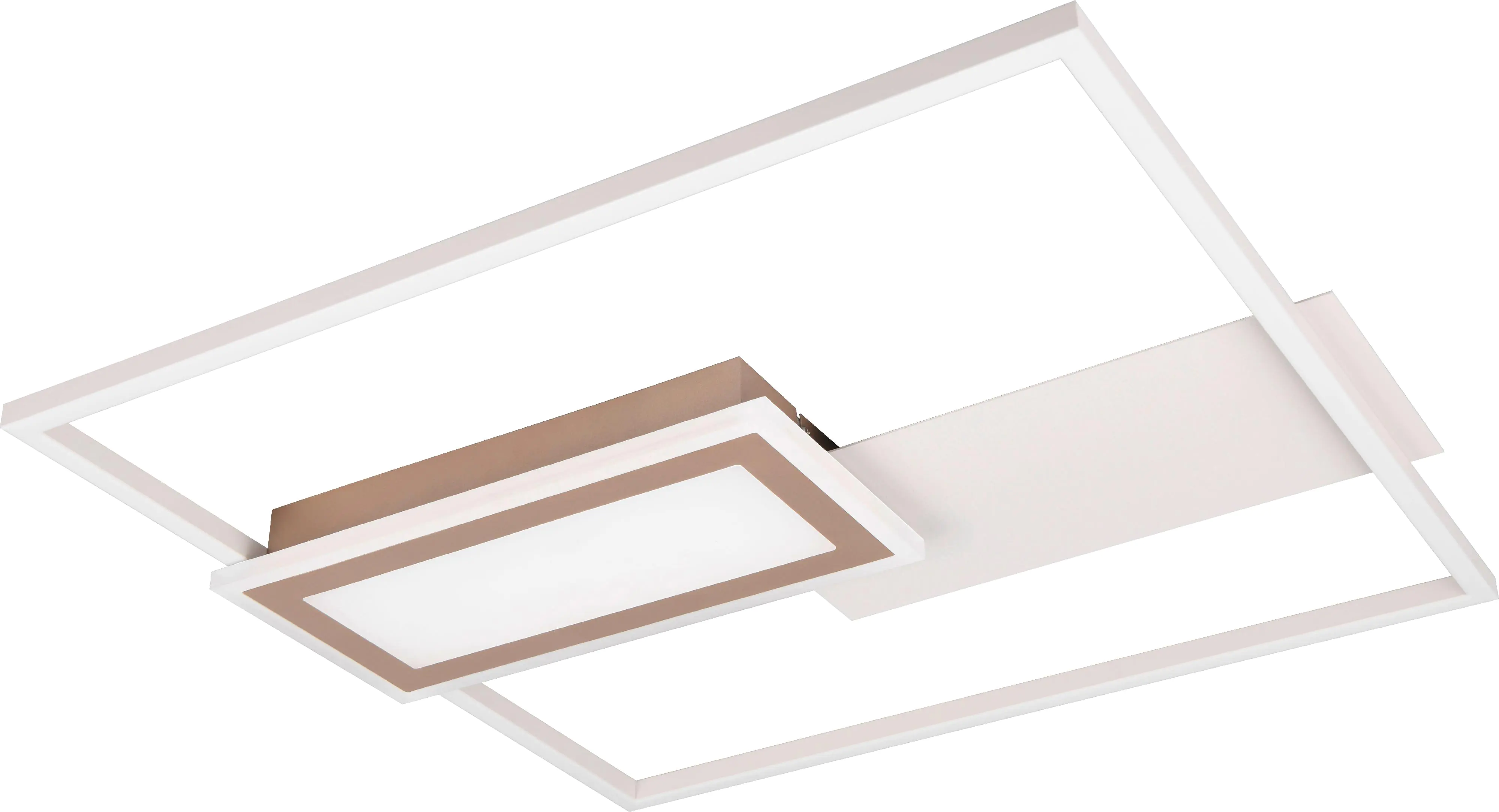 Trio Leuchten LED Deckenleuchte Spiro 28W coffee