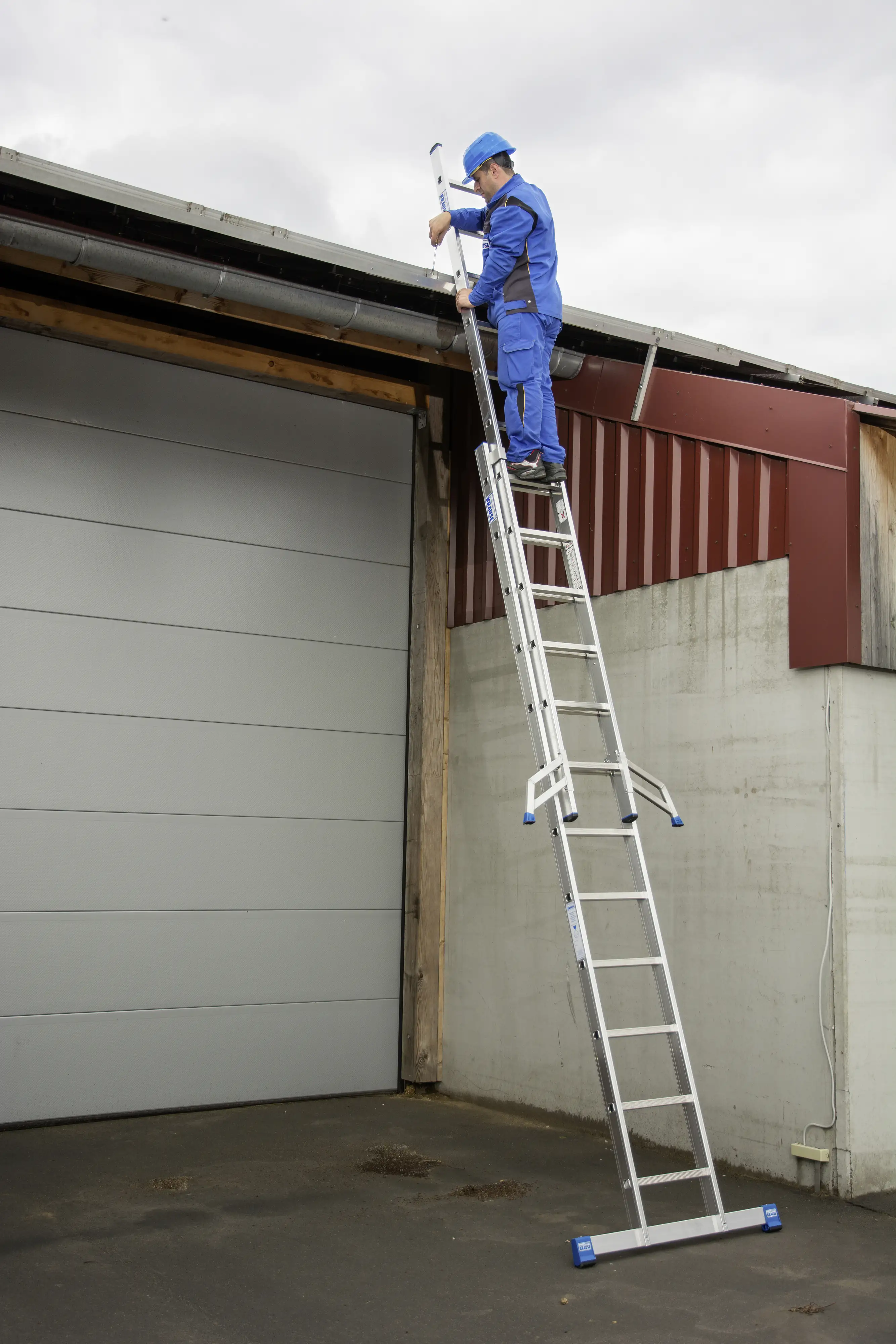 Krause Aluminium-Schiebeleiter STABILO 4,40 m