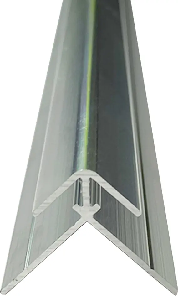 Wetwall Profil Außenecke 244 cm Alu poliert