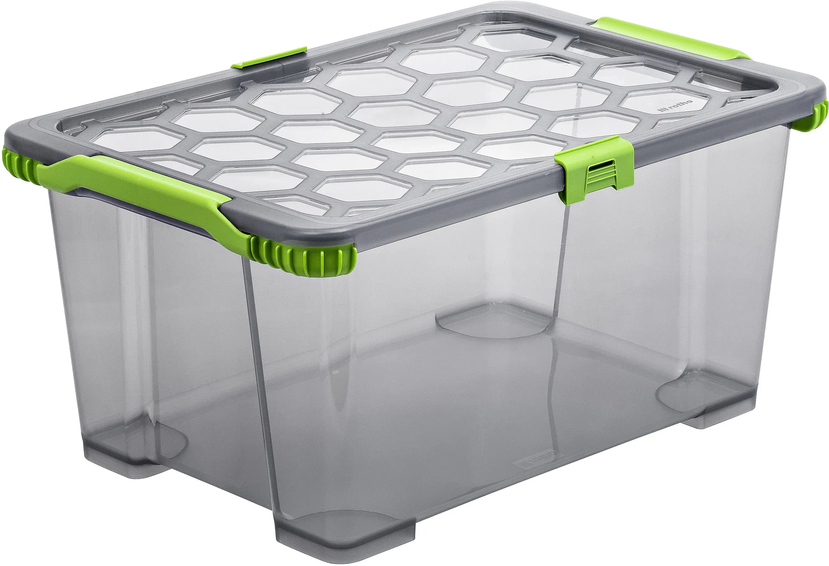 Rotho Aufbewahrungsbox EVO Total inkl. Deckel 44 L anthrazit Rotho Aufbewahrungsbox EVO Total inkl. Deckel 44 L anthrazit