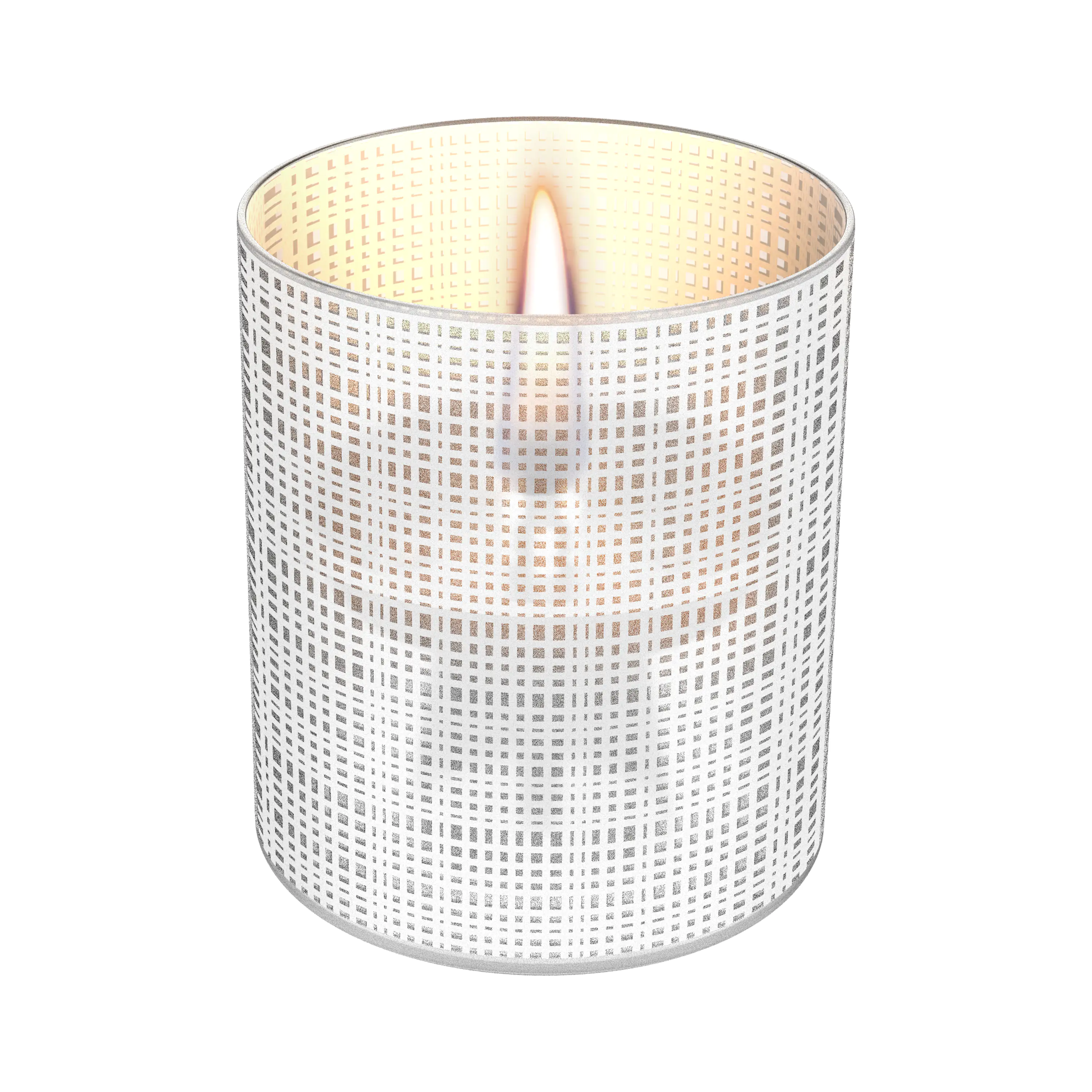 Tenderflame Tischfeuer Lilly Sandstrahloptik weiß weiß