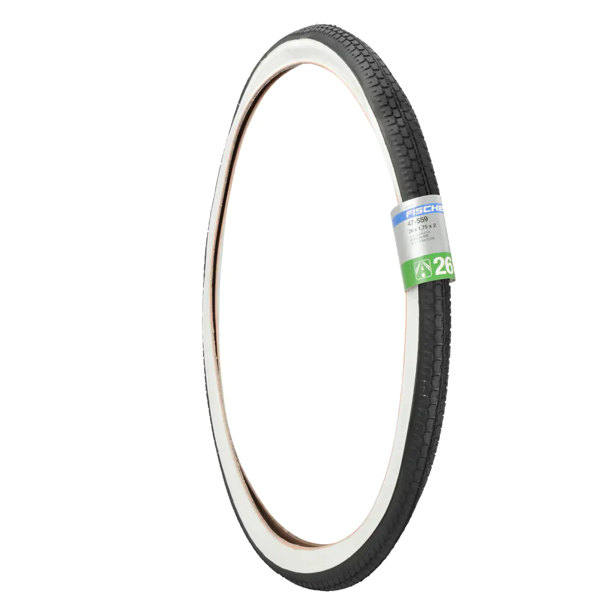 Fischer Fahrradreifen (26 Zoll) 66,04 cm Straße 47-559 mm (ETRTO)