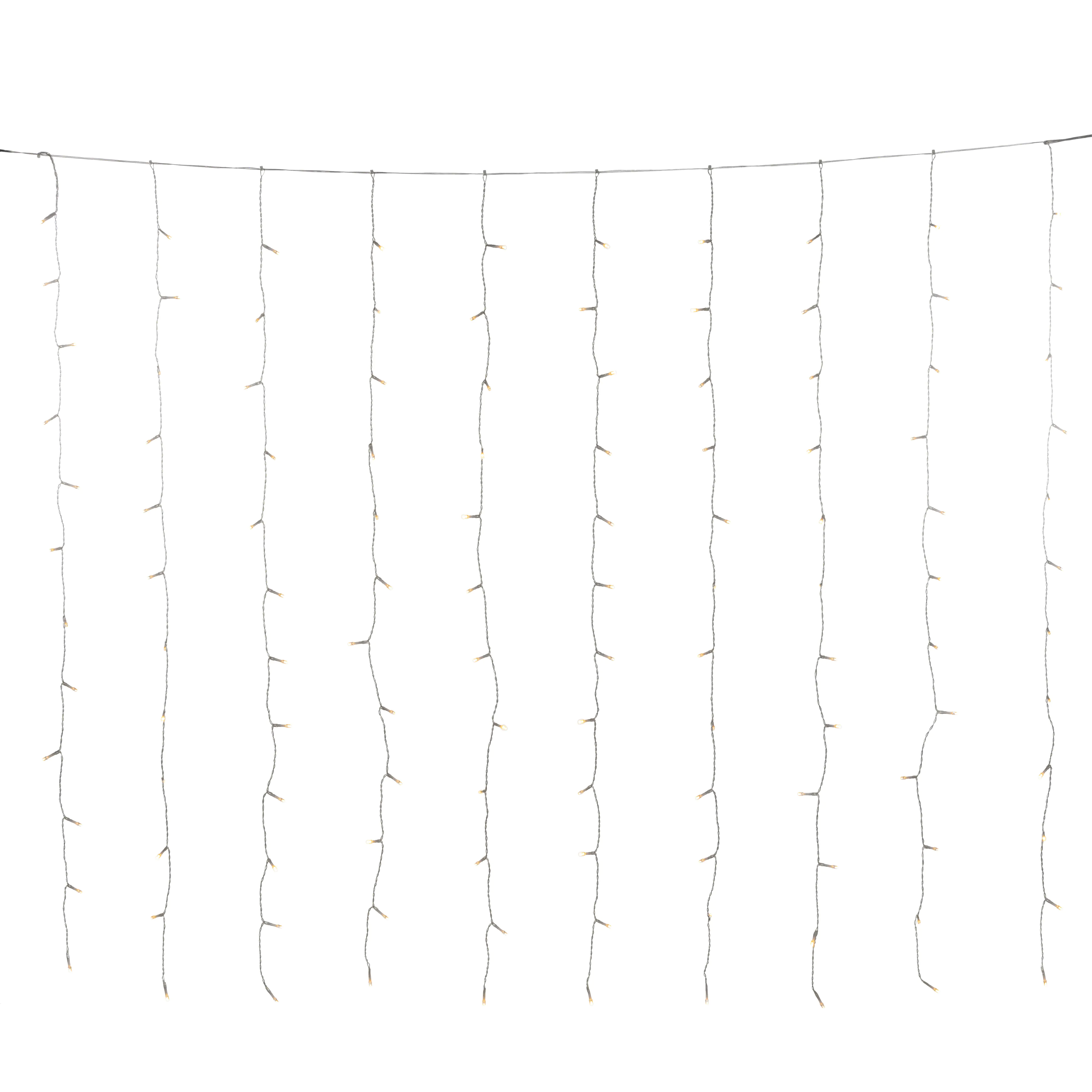Konstsmide LED Lichtervorhang für Fenster 120 warmweiße Dioden 3,6W