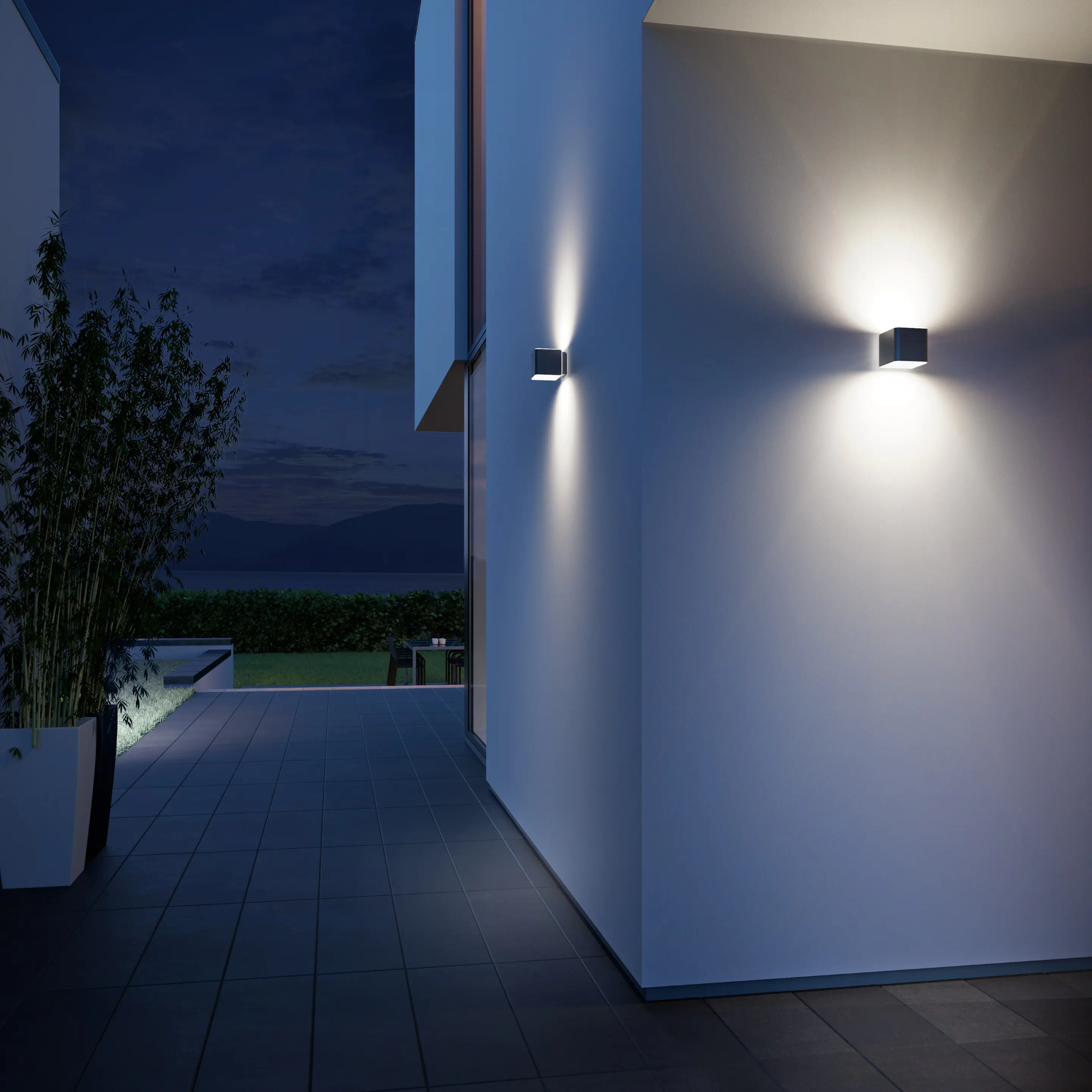 Steinel Außenleuchte L 840 SC Anthrazit Up- & Downlight