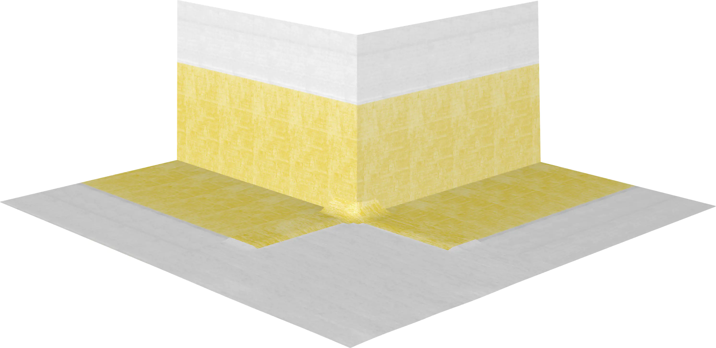 SAKRET Dichtecke außen weiß-gelb SAKRET Dichtecke außen weiß-gelb